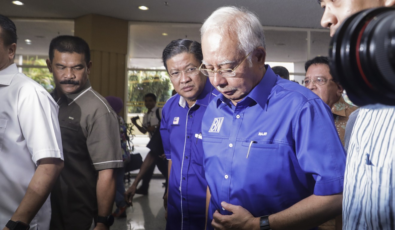 Downcast: Najib Razak. Photo: EPA