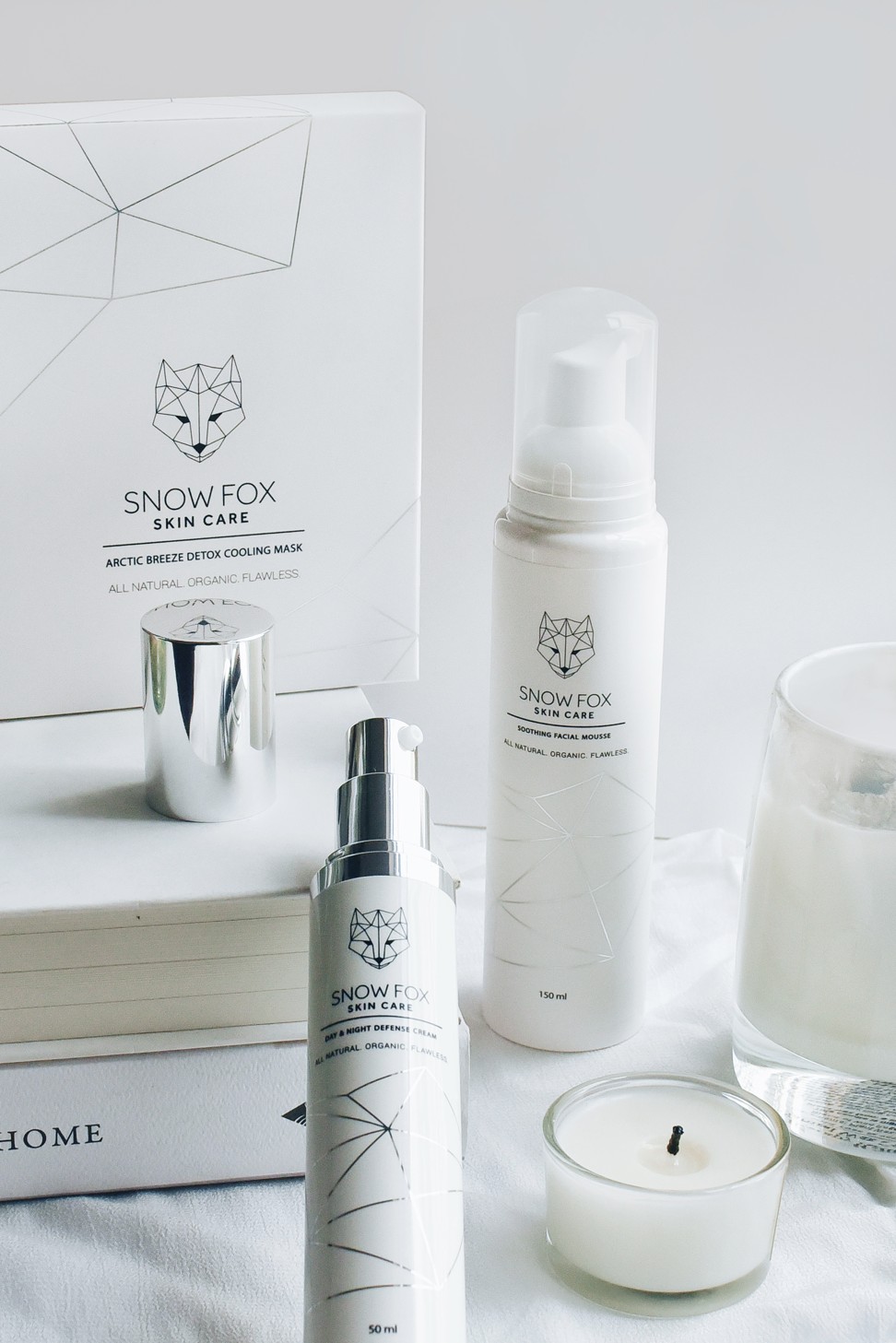 Snowfox skincare collection is aimed at sensitive skin types.