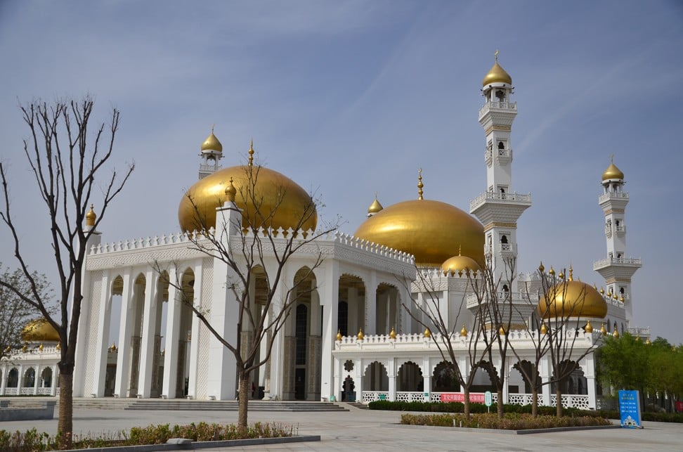 The Hui Culture Park has been banned from local television because of its gold domes. Photo: Nectar Gan