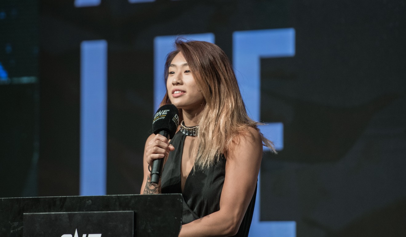 Angela Lee is 8-0 and the current atomweight One Champion.
