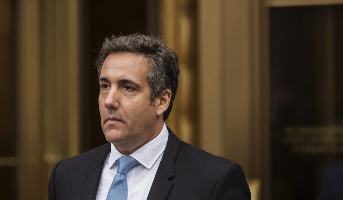 Michael Cohen, personal lawyer to President Donald Trump. Photo: Bloomberg