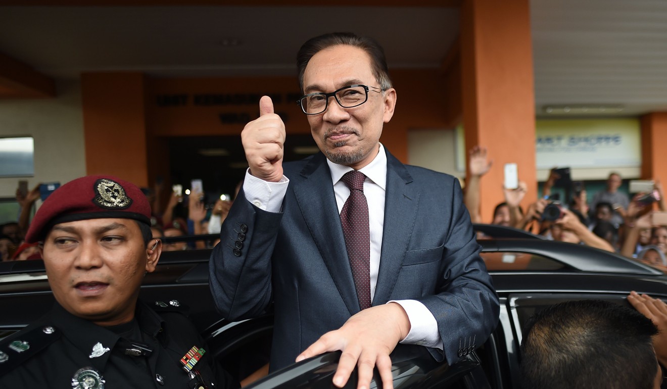 Freed: Anwar Ibrahim. Photo: AFP