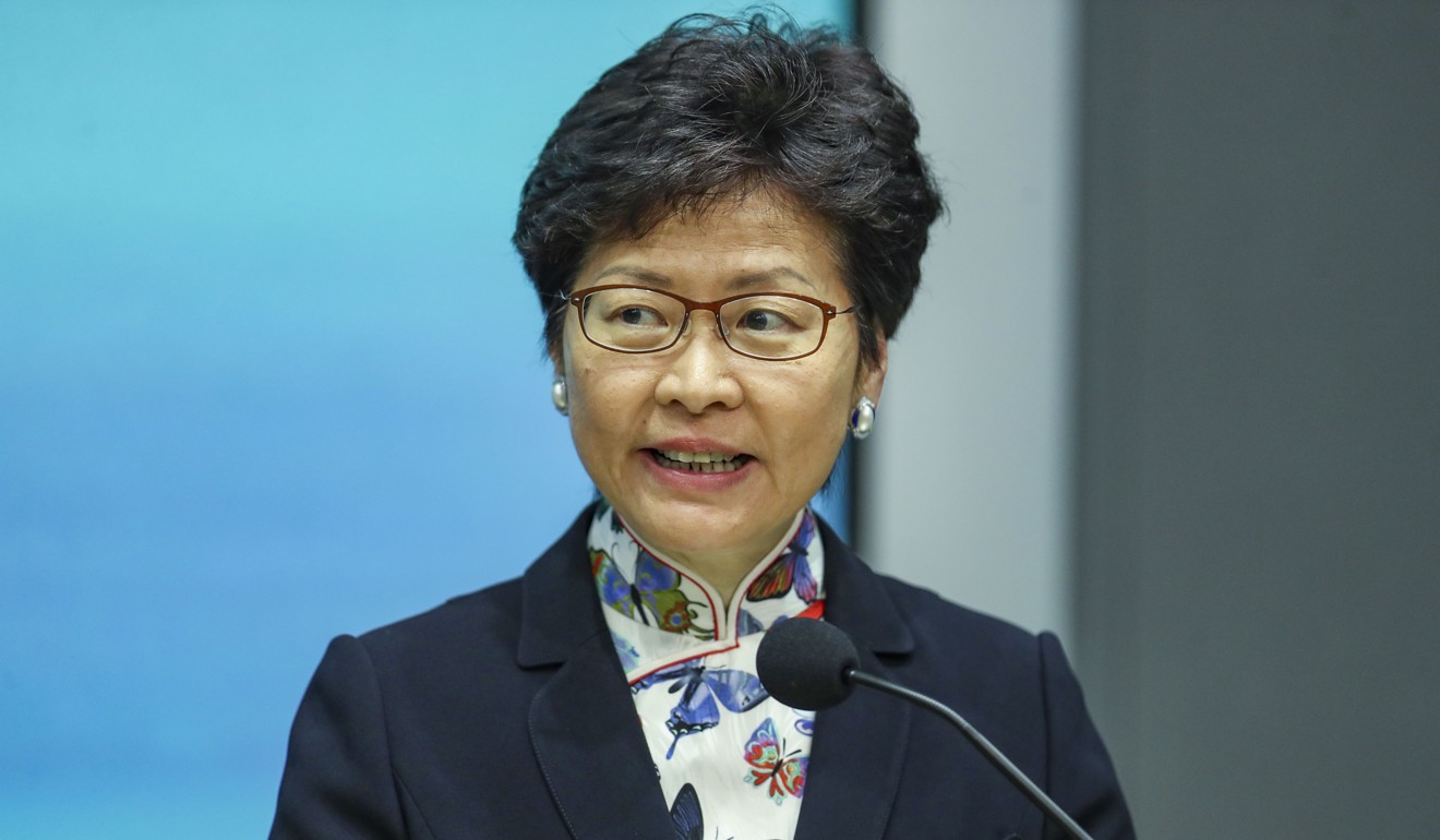 Hong Kong leader Carrie Lam promised last October that by 2022 research and development spending would increase to 1.5 per cent of GDP. Photo: Winson Wong