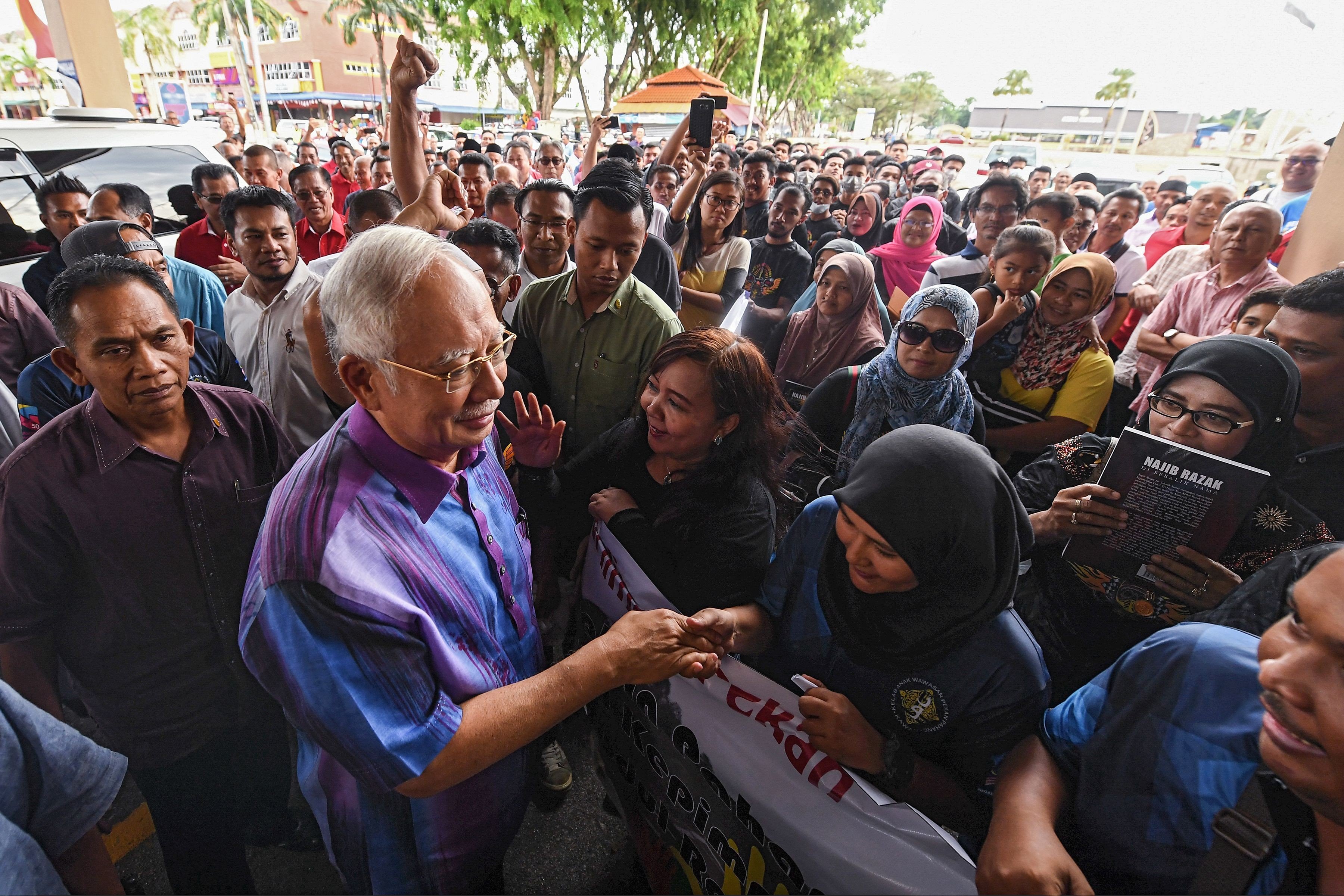 Malaysia S Najib Seeks Police Protection Visits Hometown Claims He S A Scapegoat South China Morning Post