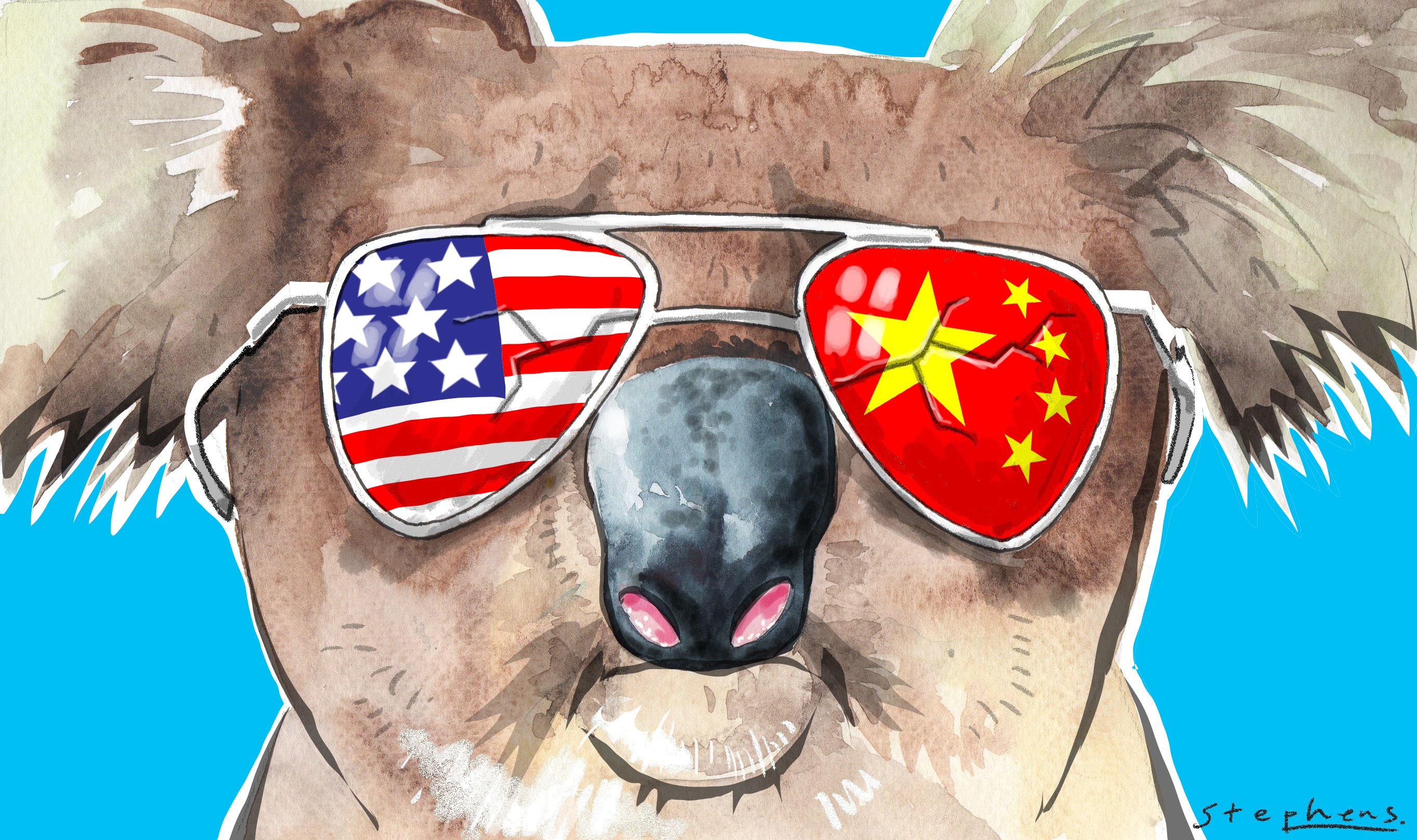 Relationships with both the US and China are essential to Australia’s vision of its future. Illustration: Craig Stephens