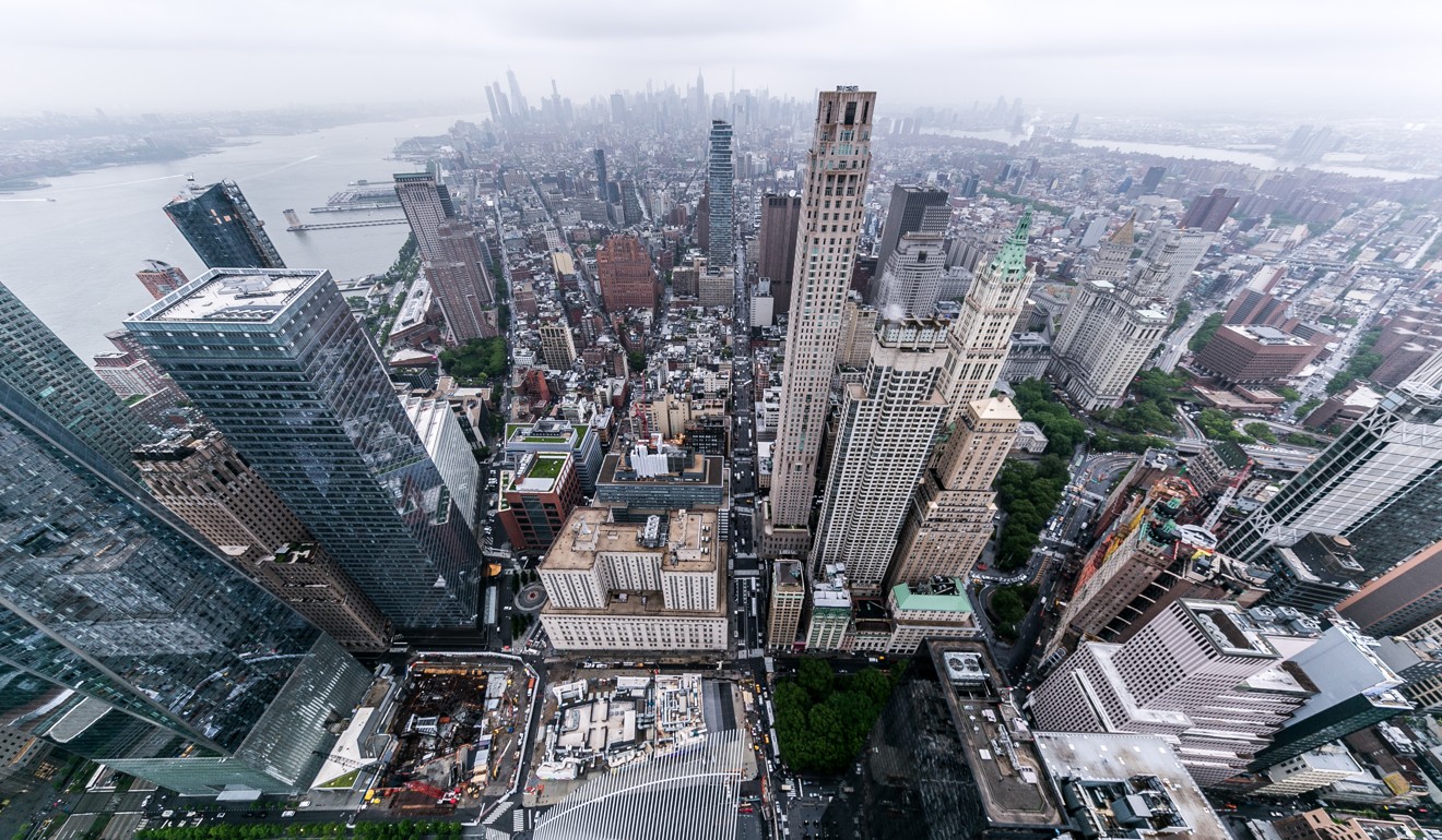 The United States, boosted by the economic power of cities such as Manhattan, jumped three places to top the rankings. Photo: Bloomberg