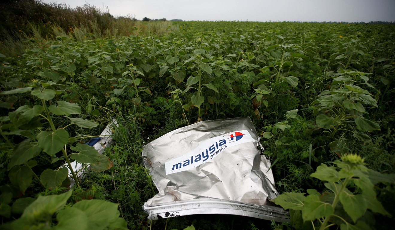 Debris from the Malaysia Airlines Boeing 777 which crashed over Ukraine. Photo: Reuters