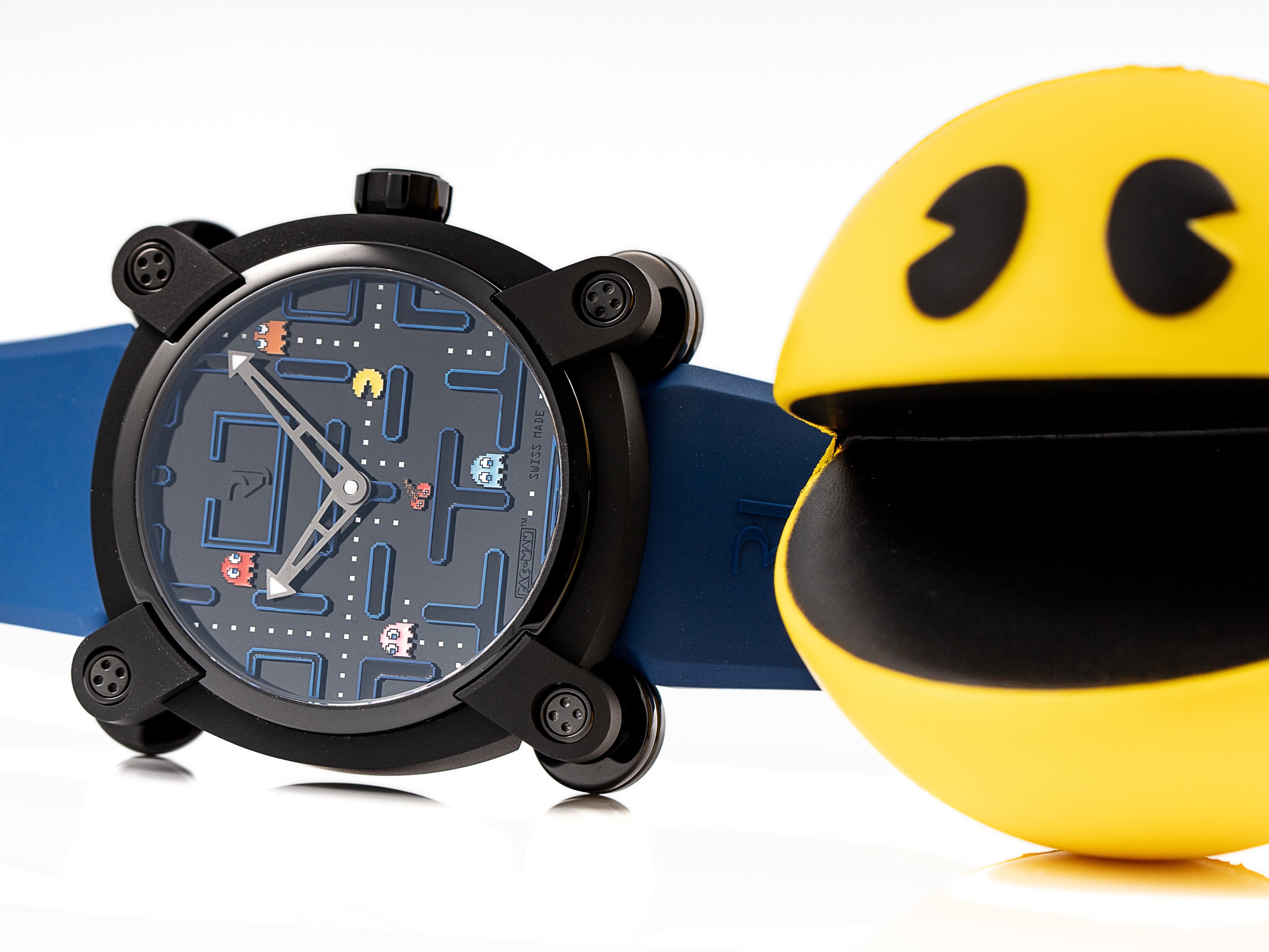 Swiss watchmaker RJ has created the limited-edition PAC-MAN™ Level III timepiece in collaborated with Japanese video game company Bandai Namco Entertainment.