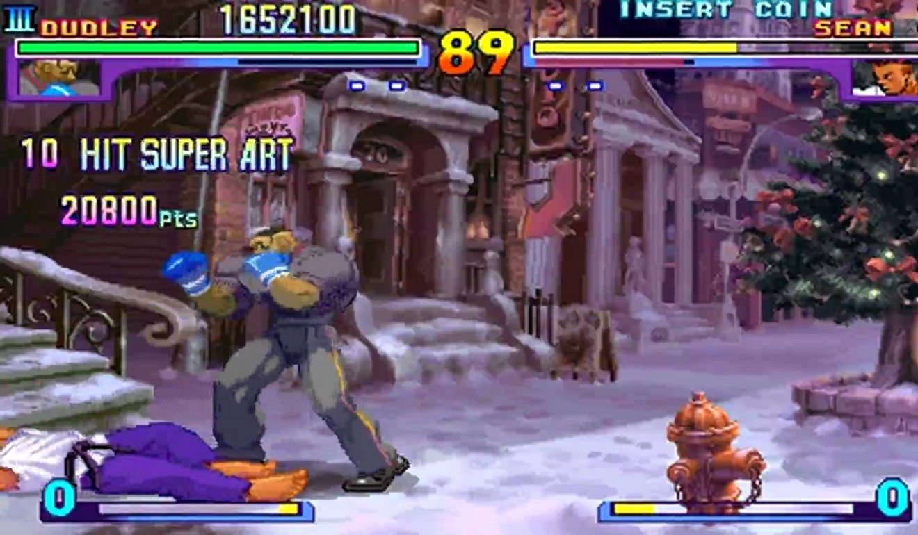 A screen grab from Street Fighter III, the game that put the series back on track.