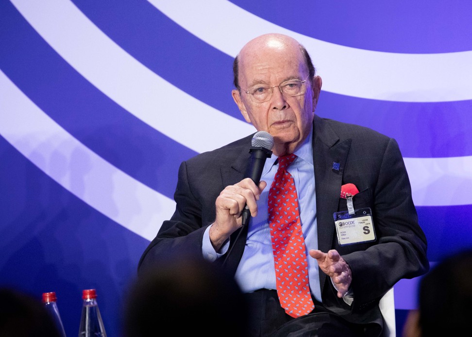 The US delegation will be led by Commerce Secretary Wilbur Ross, who is set to arrive in China on Saturday. Photo: Bloomberg