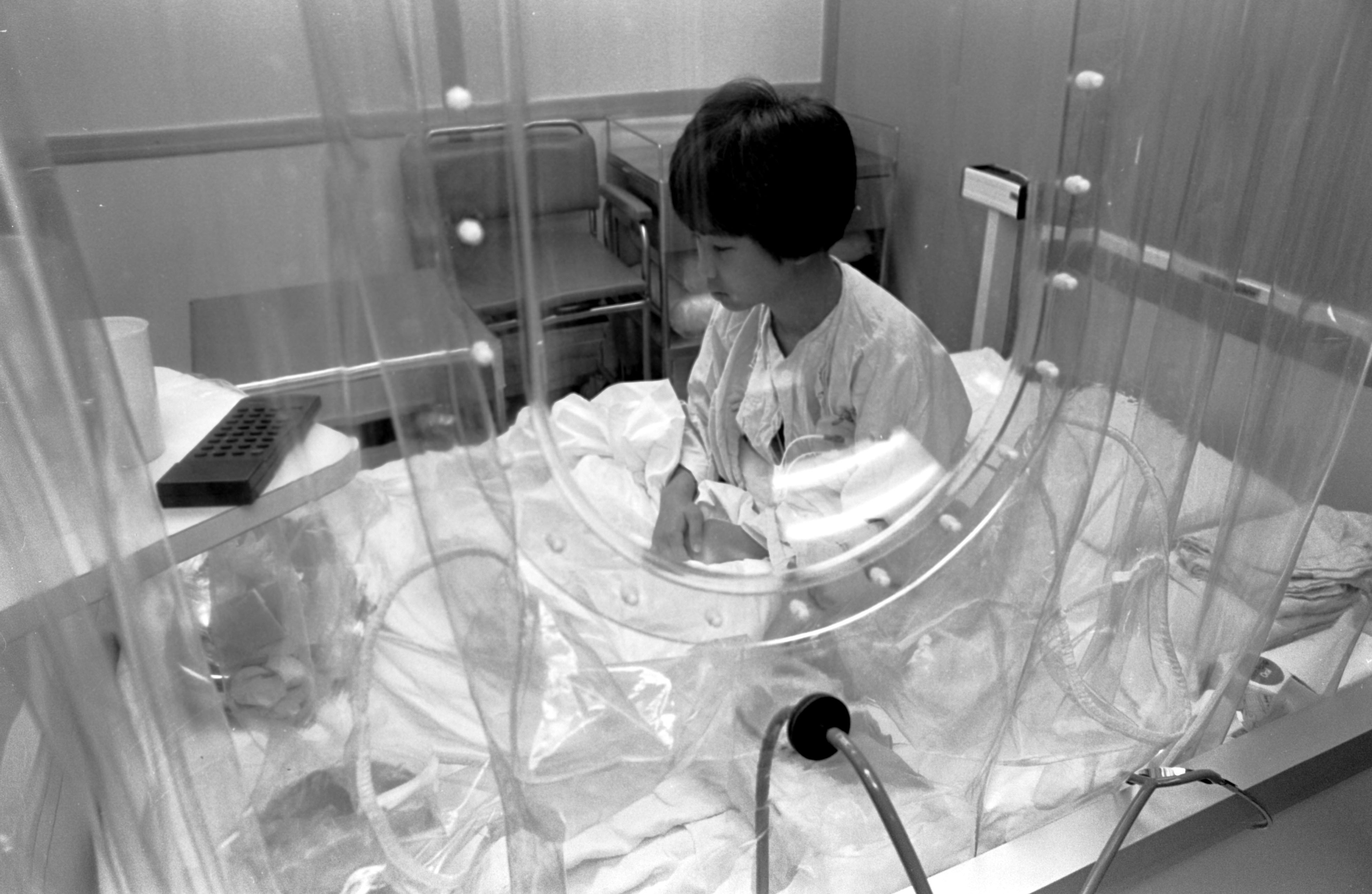 Ling-ling, the 13-year-old recipient of Hong Kong's first paediatric bone-marrow transplant. Picture: SCMP