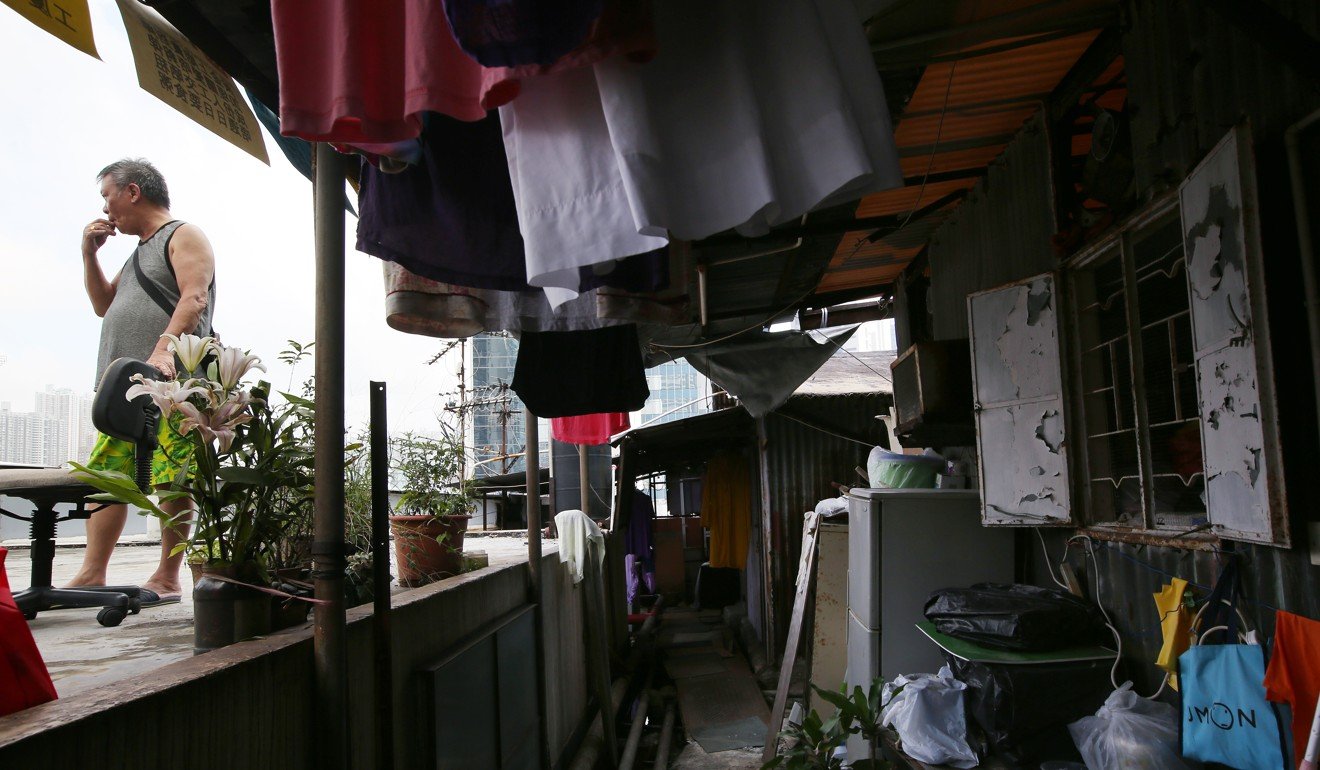 Sze Lai-shan of the Society for Community Organisation said the government was underestimating the number of residents who made do with inadequate housing. Photo: Sam Tsang