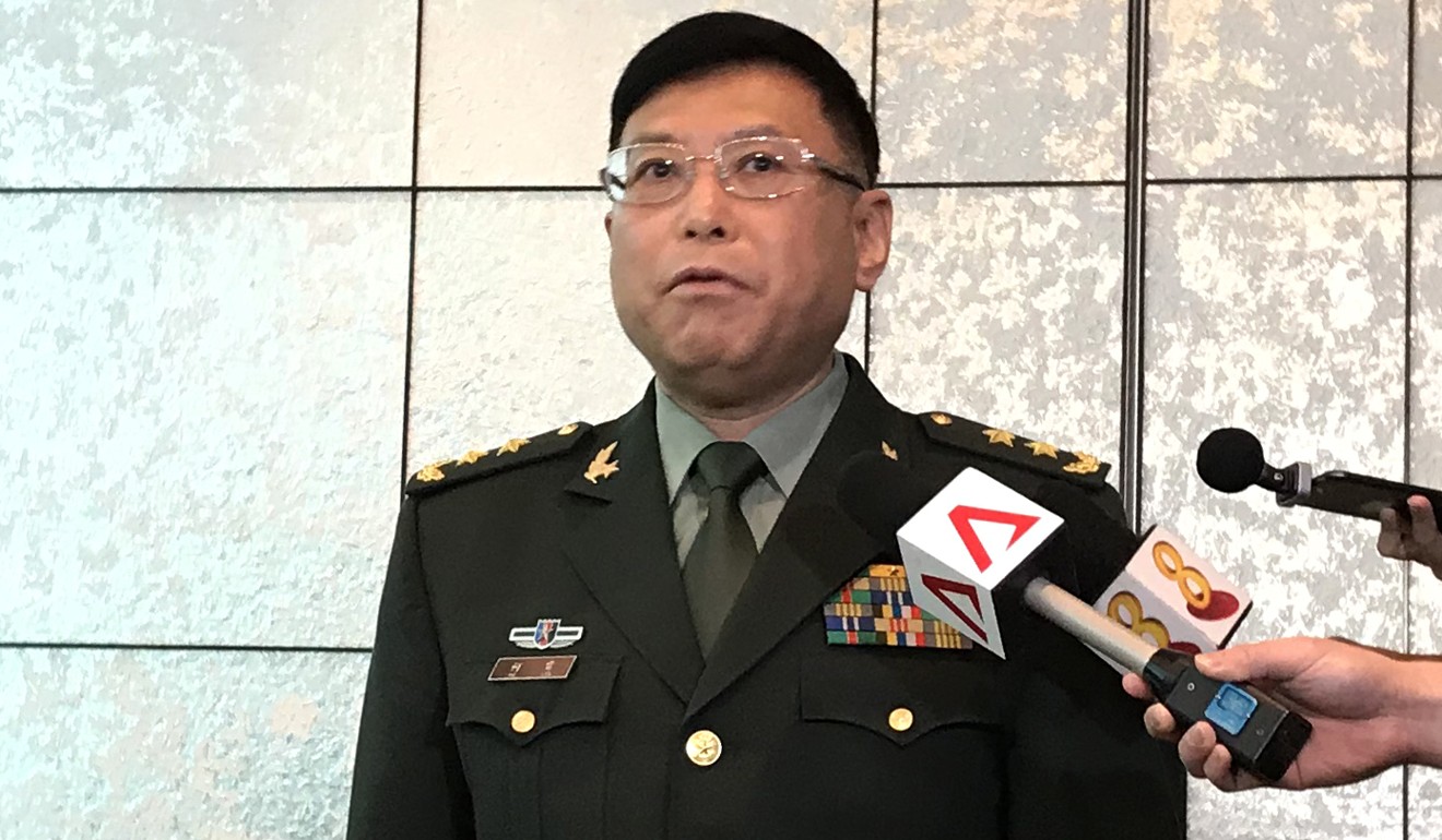 Lieutenant General He Lei said “violation of China’s sovereignty will not be allowed”. Photo: Minnie Chan