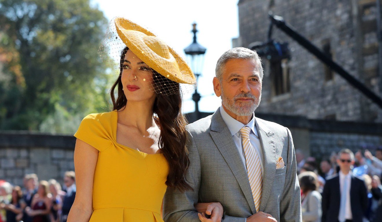 Amal clooney mustard dress hotsell