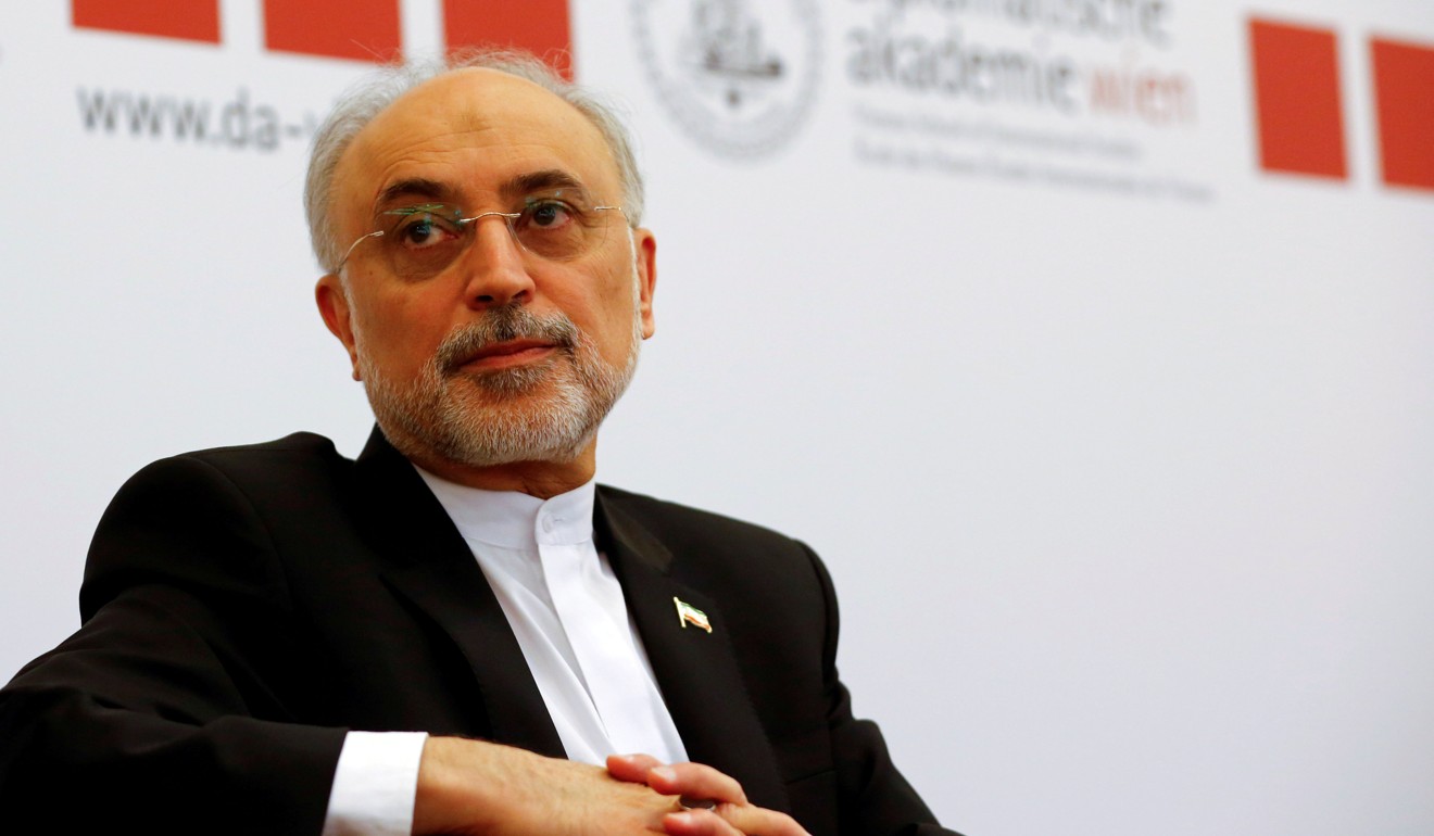 Head of the Iranian Atomic Energy Organisation Ali Akbar Salehi said Iran has notified the International Atomic Energy Agency that it has launched a plan to increase its uranium enrichment capacity. Photo: Reuters