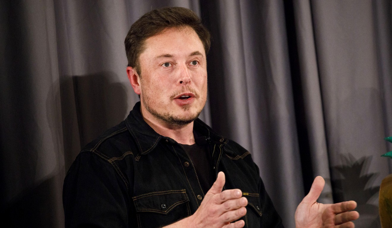 Elon Musk, co-founder and chief executive of Tesla. Photo: Patrick T Fallon/Bloomberg