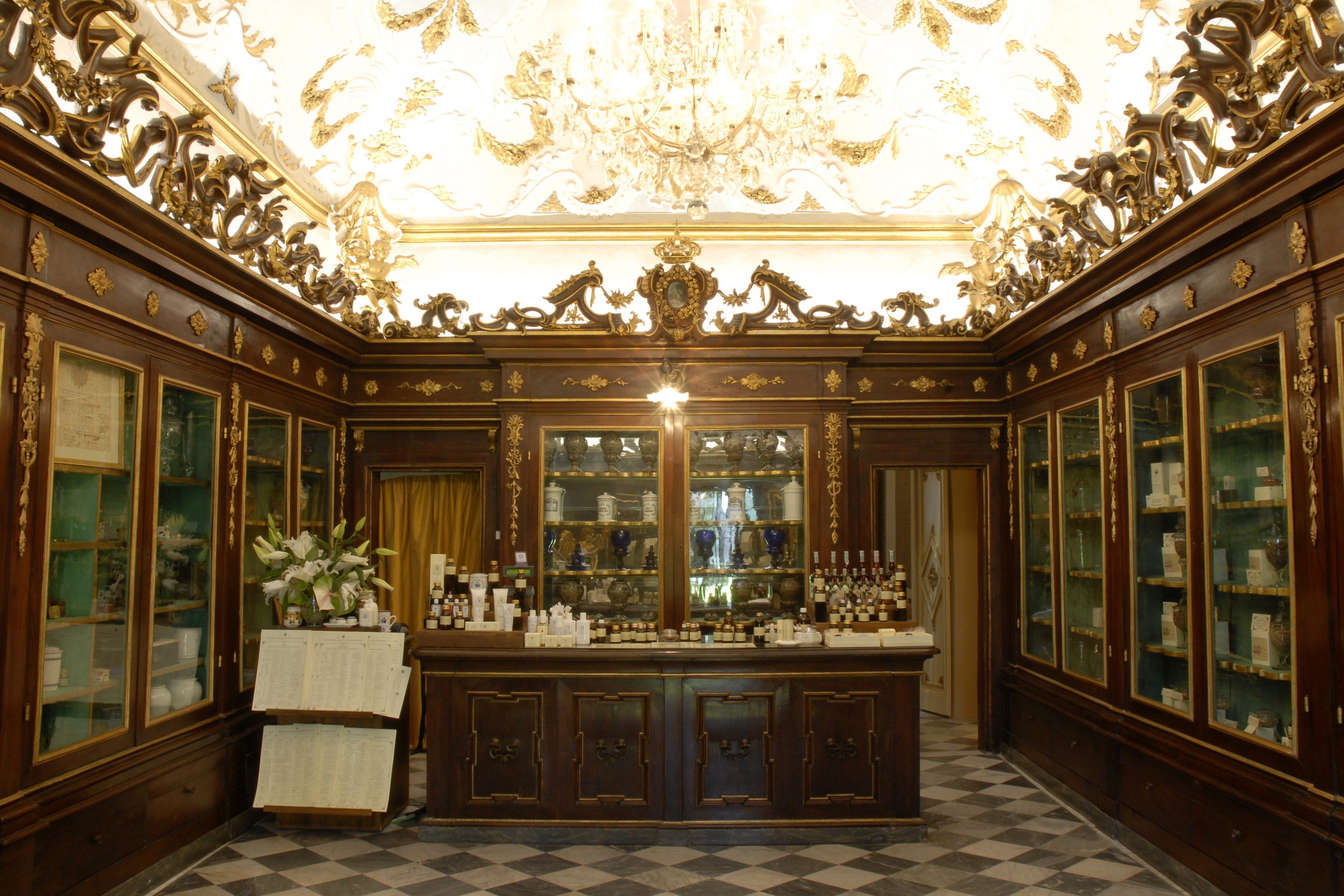 Officina Profumo-Farmaceutica di Santa Maria Novella is one of the oldest pharmacies in the world, founded by Dominican monks in 1221 .