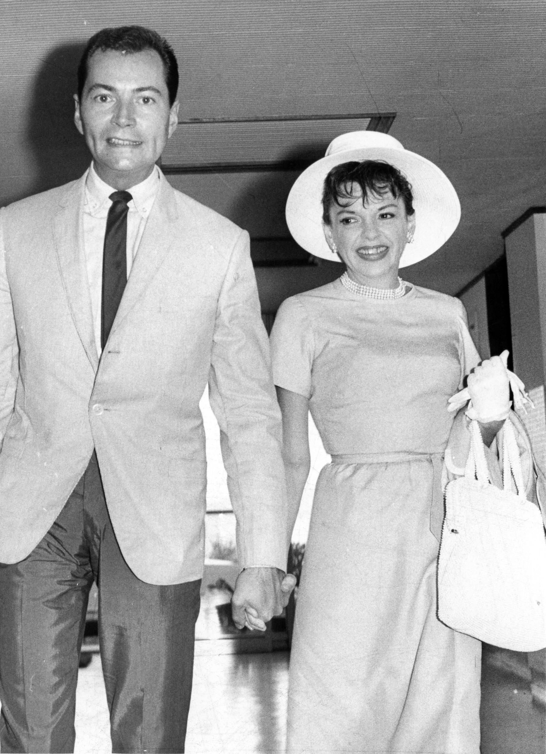 Actress Judy Garland with Mark Herron at Canossa Hospital in Hong Kong, in June 1964. Picture: SCMP