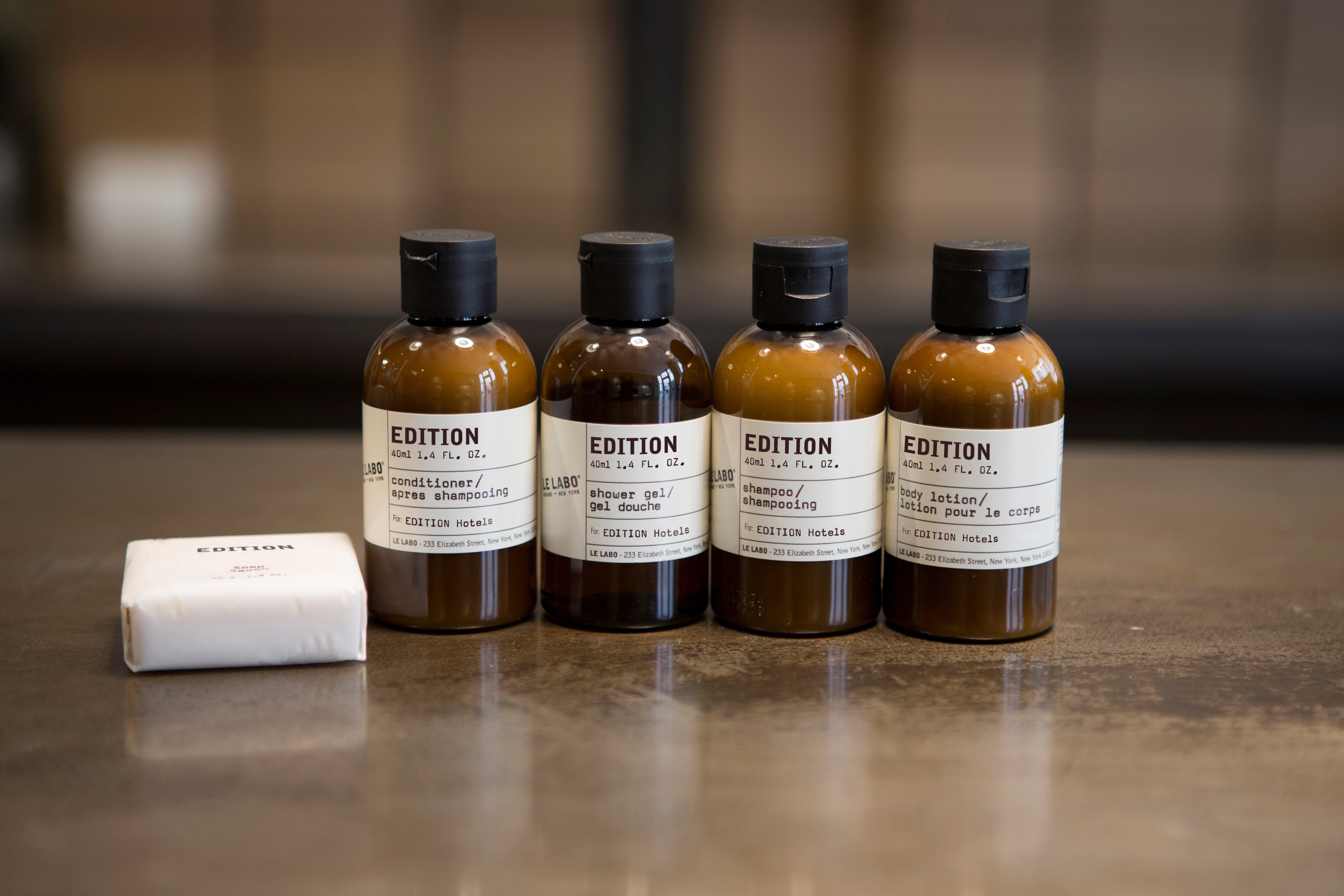 Le Labo products are provided in Edition hotels worldwide.