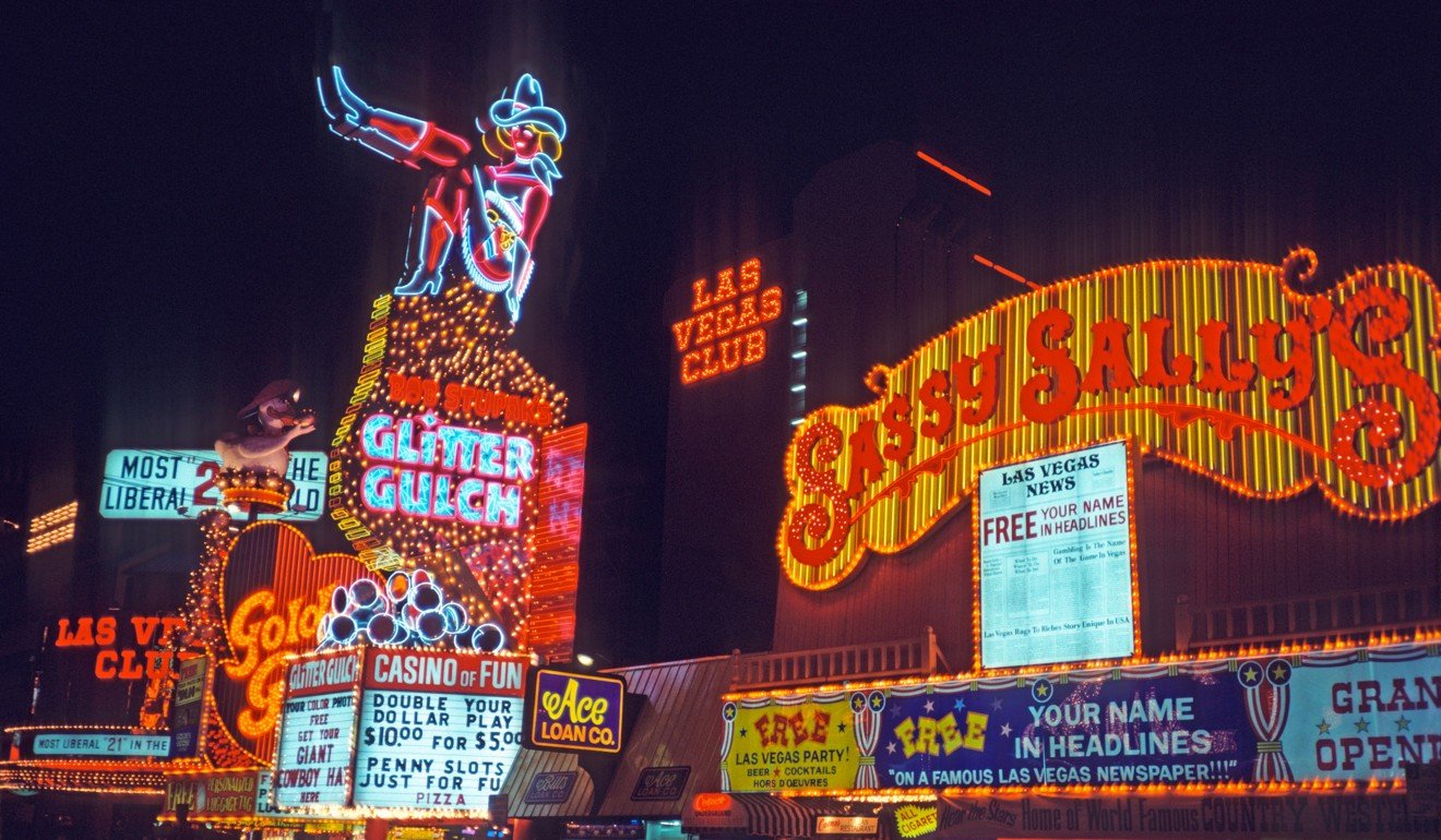 Casinos in Las Vegas in 1981. Picture: Alamy