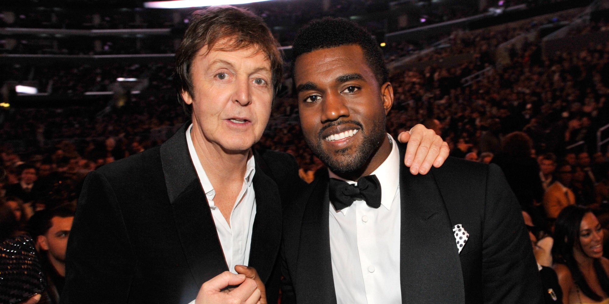Paul McCartney and Kanye West, or a long-dead Beatle seen with a shape-shifting member of the Illuminati? Photo: SCMP