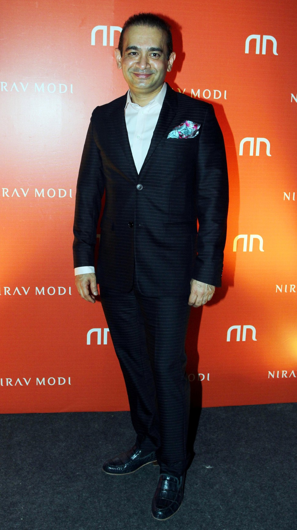 Indian jeweller Nirav Modi poses during the launch of his store in Mumbai, India, in 2015.