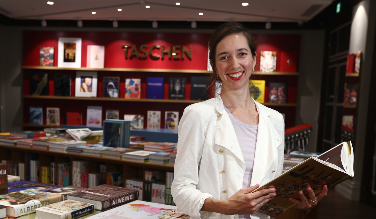 Marlene Taschen at the new Taschen bookstore in Central. Photo: Nora Tam