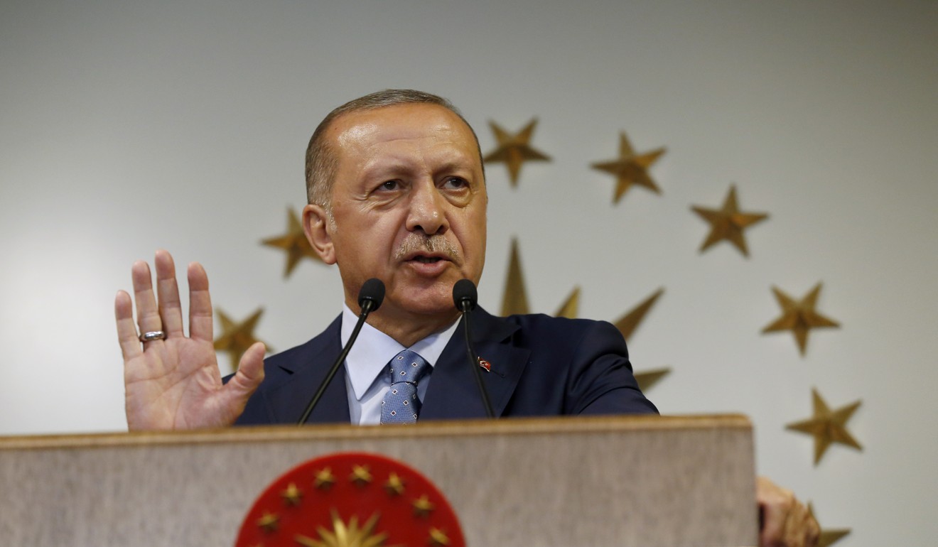 Turkey's President Recep Tayyip Erdogan has claimed victory. Photo: AP