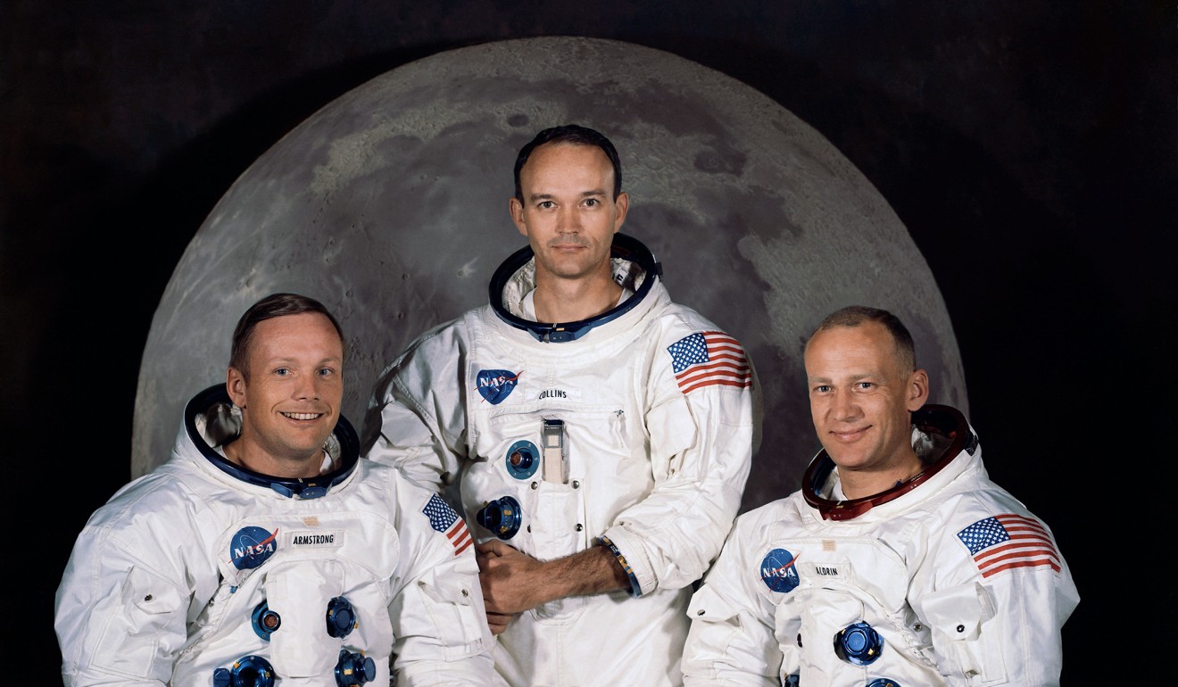 The crew of the 1969 Apollo 11 mission, from left, Neil Armstrong, Mission Commander, Michael Collins, and Buzz Aldrin. Photo: AP