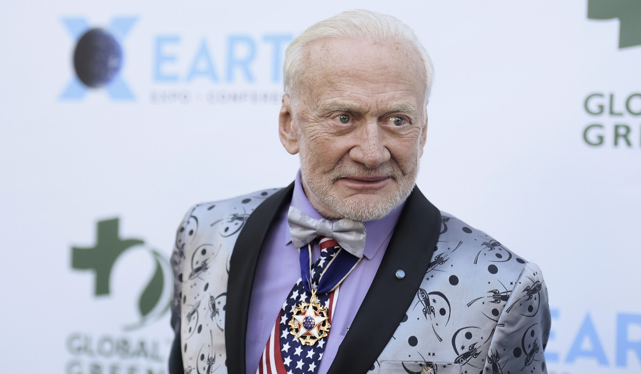 In this February 28, 2018, file photo, Buzz Aldrin attends the 15th annual Global Green Pre-Oscar Gala, at NeueHouse Hollywood in Los Angeles. Photo: AP
