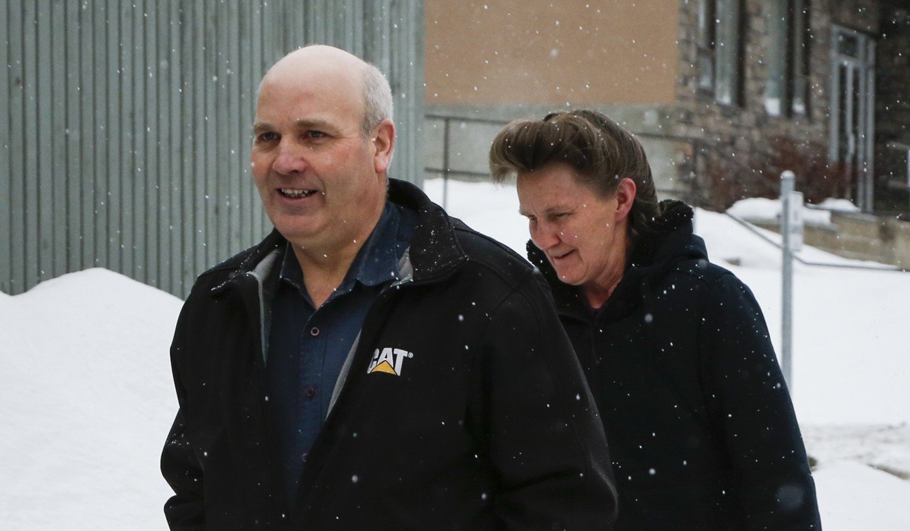 James Oler and Gail Blackmore in 2017 arriving at a courthouse in Cranbrook, British Columbia. Oler was sentenced on Tuesday to three months of house arrest. Photo: Canadian Press via AP