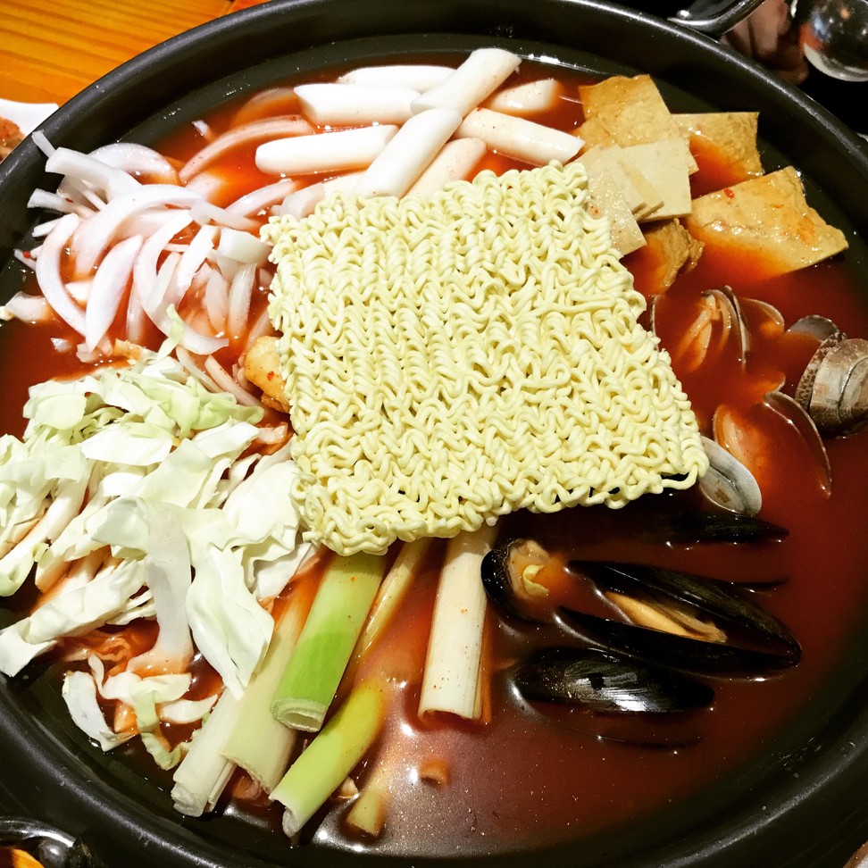 Korean restaurant Dalin Pocha's take on topokki.