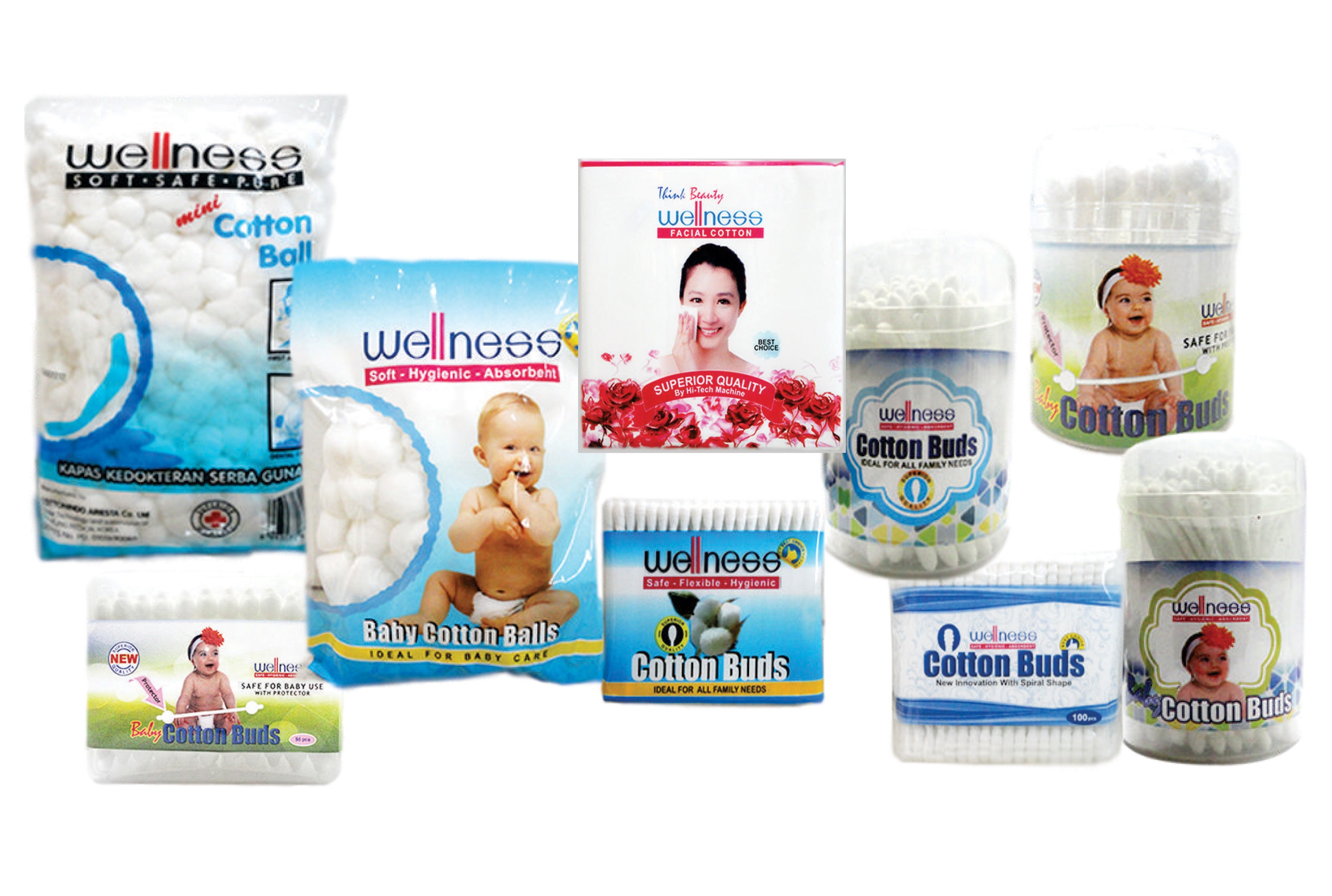 Cottonindo Ariesta markets its products under in-house brands Wellness and Mawar.