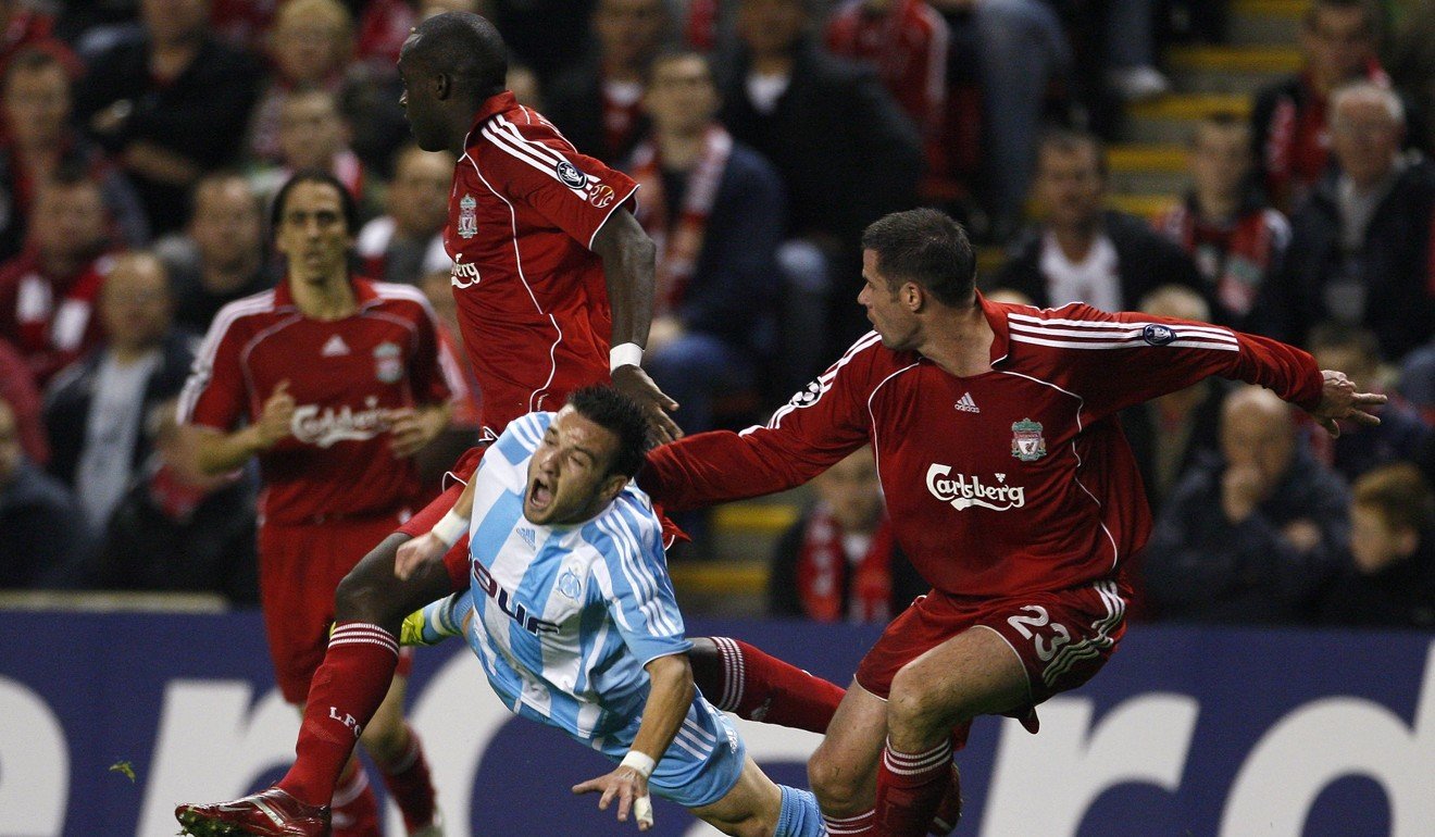 Sissoko in action for Liverpool against Marseille in 2007. Photo: Reuters