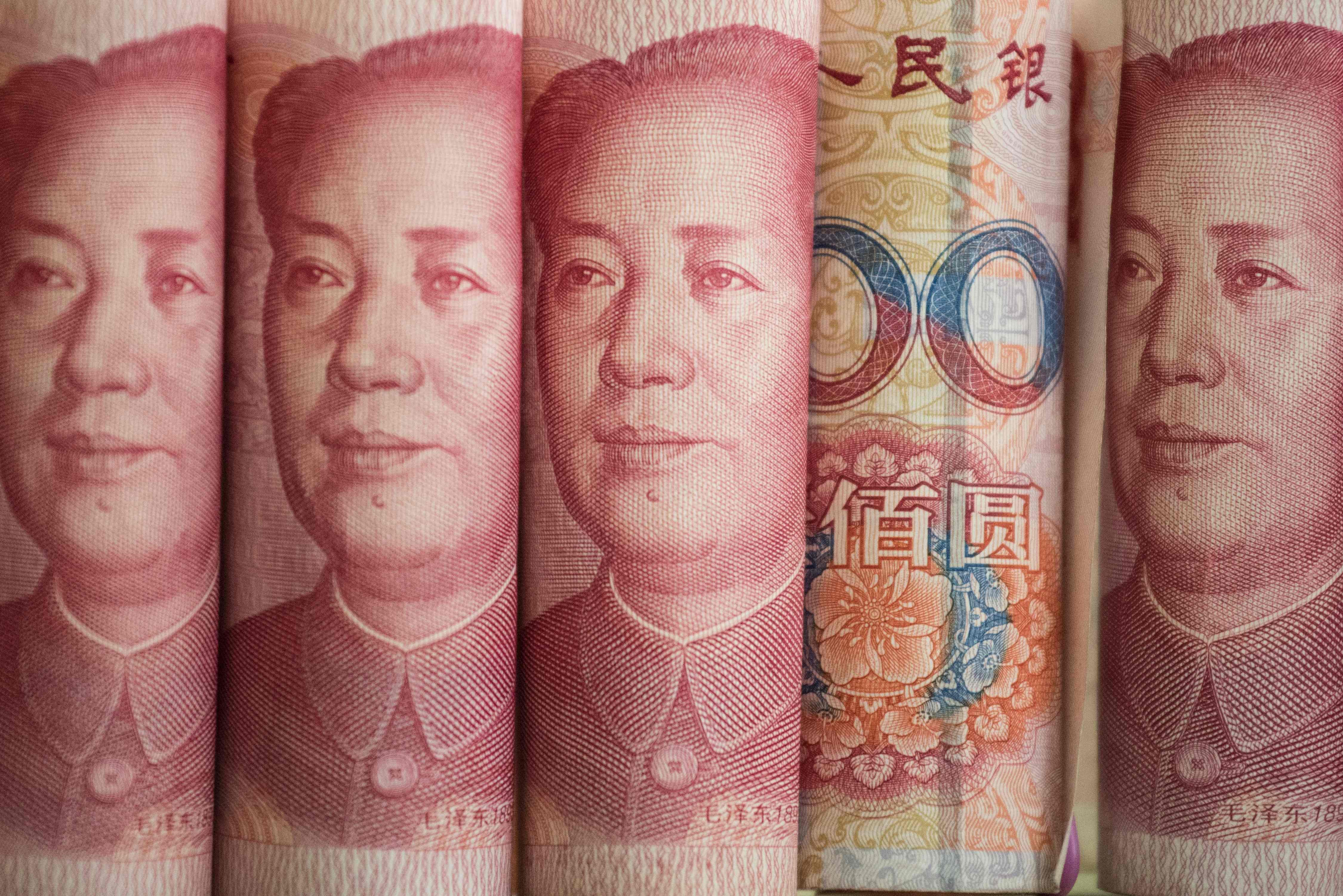 The Chinese government is seeking to limit the supply of credit as part of moves to contain financial risk. Photo: AFP