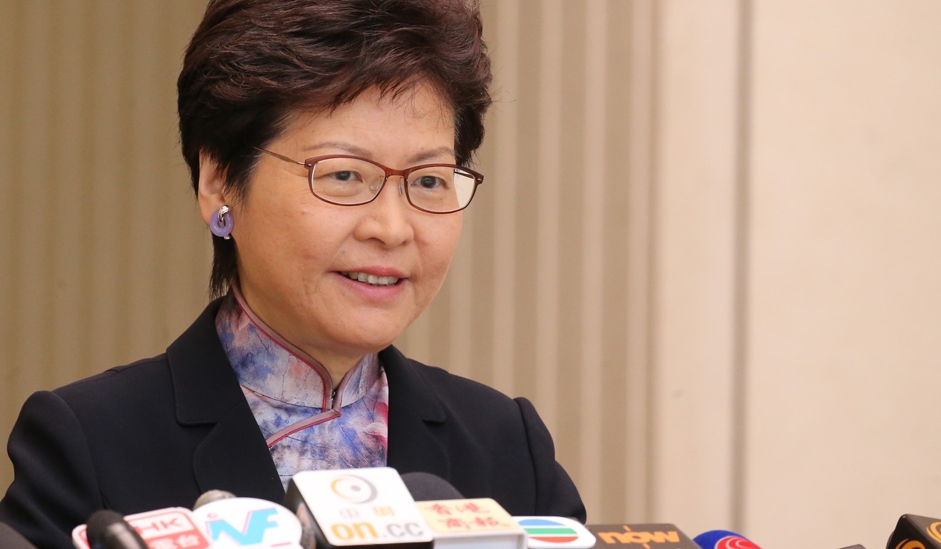 Chief Executive Carrie Lam has vowed to travel overseas more to promote Hong Kong’s unique qualities. Photo: Dickson Lee