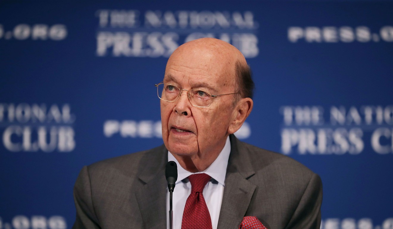 US Commerce Secretary Wilbur Ross (shown in May) says his agency ‘will remain vigilant as we closely monitor ZTE’s actions’. Photo: Getty Images/AFP