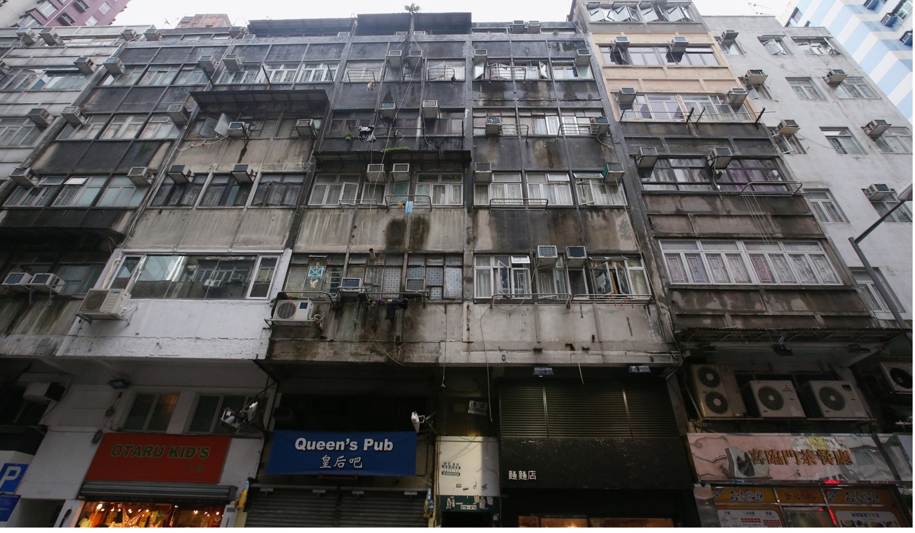 Some buildings housed up to six times the number of flats they were designed for. Photo: David Wong