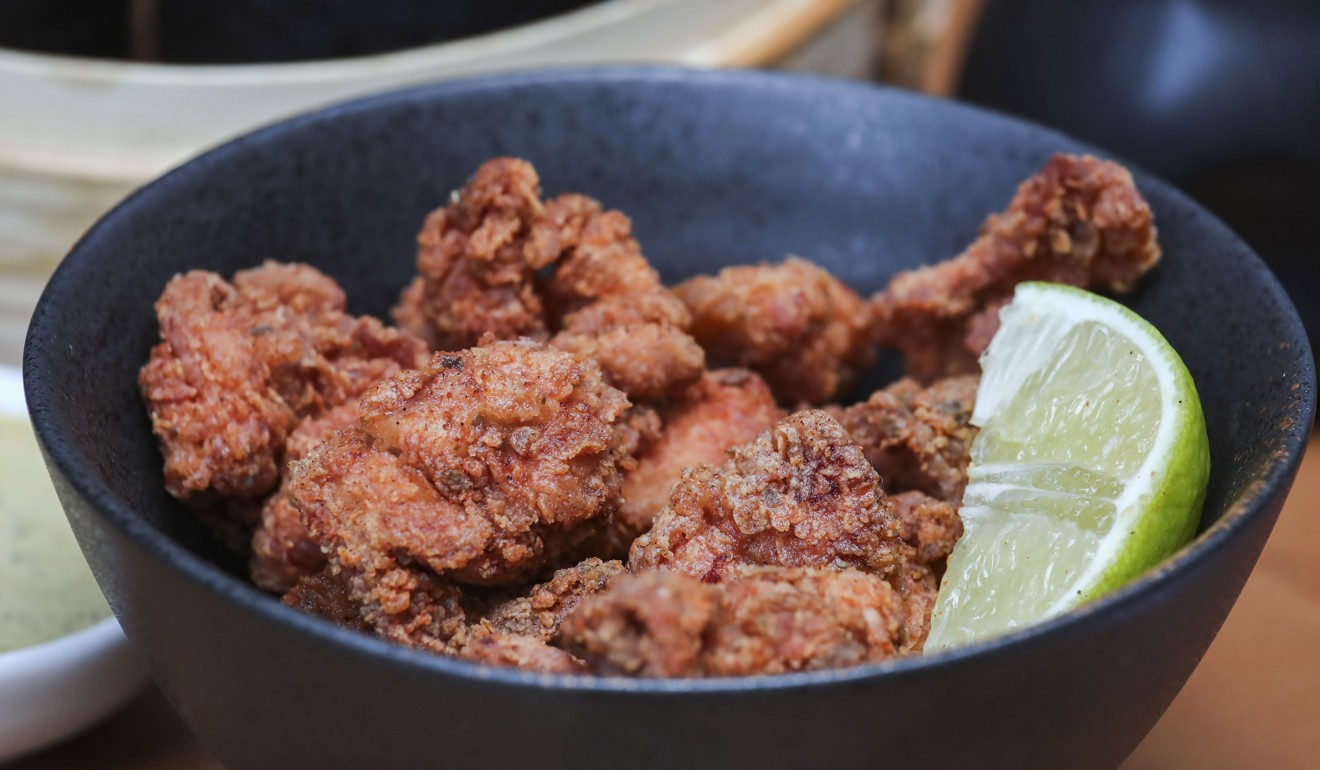 Fried chicken with aioli verde. Photo: Jonathan Wong