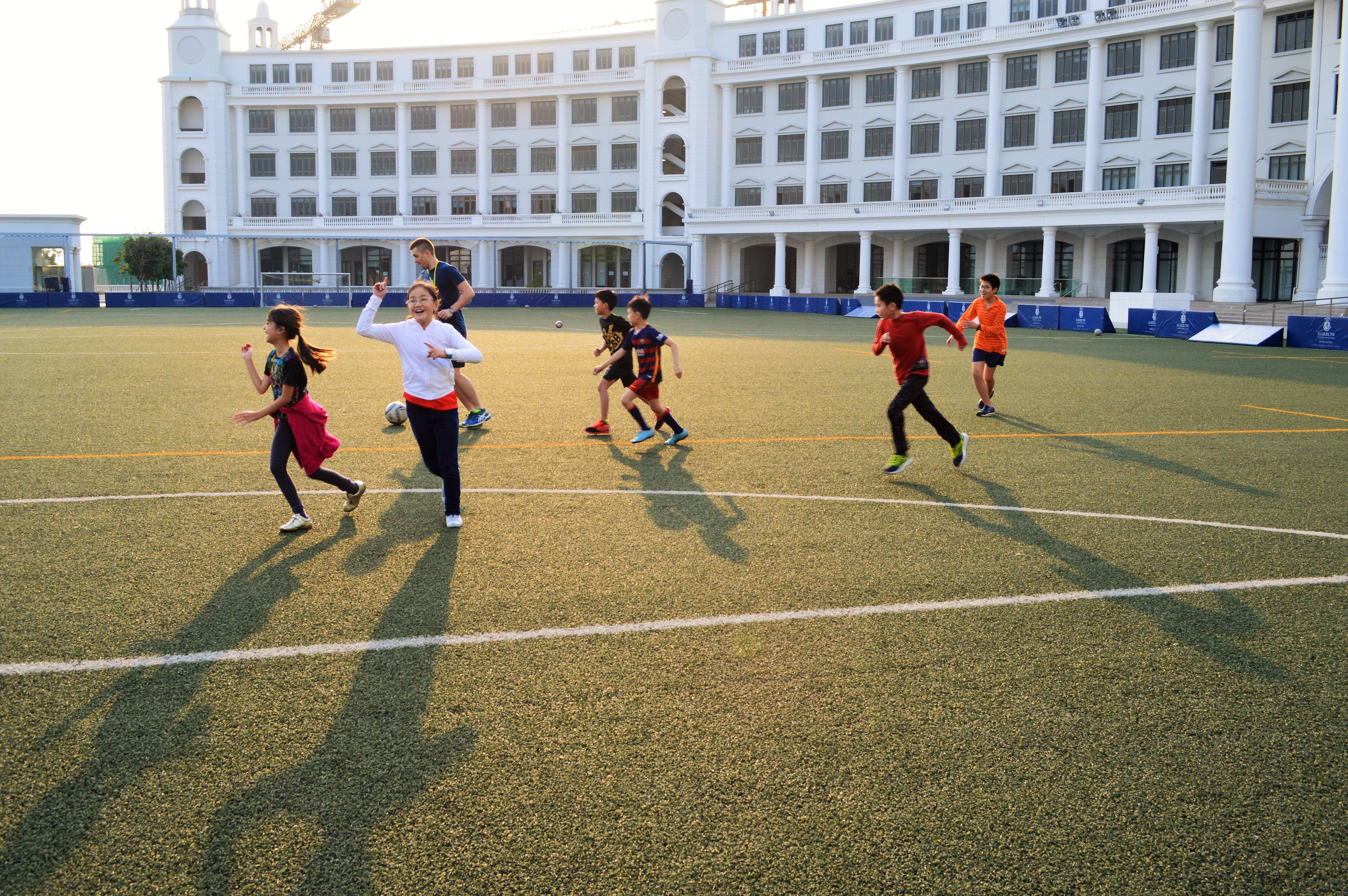 Just over half of international schools in Hong Kong, such as Harrow International School, require parents to stump up non-refundable capital levies and debentures to score their children a place. Photo: Anglo Academy