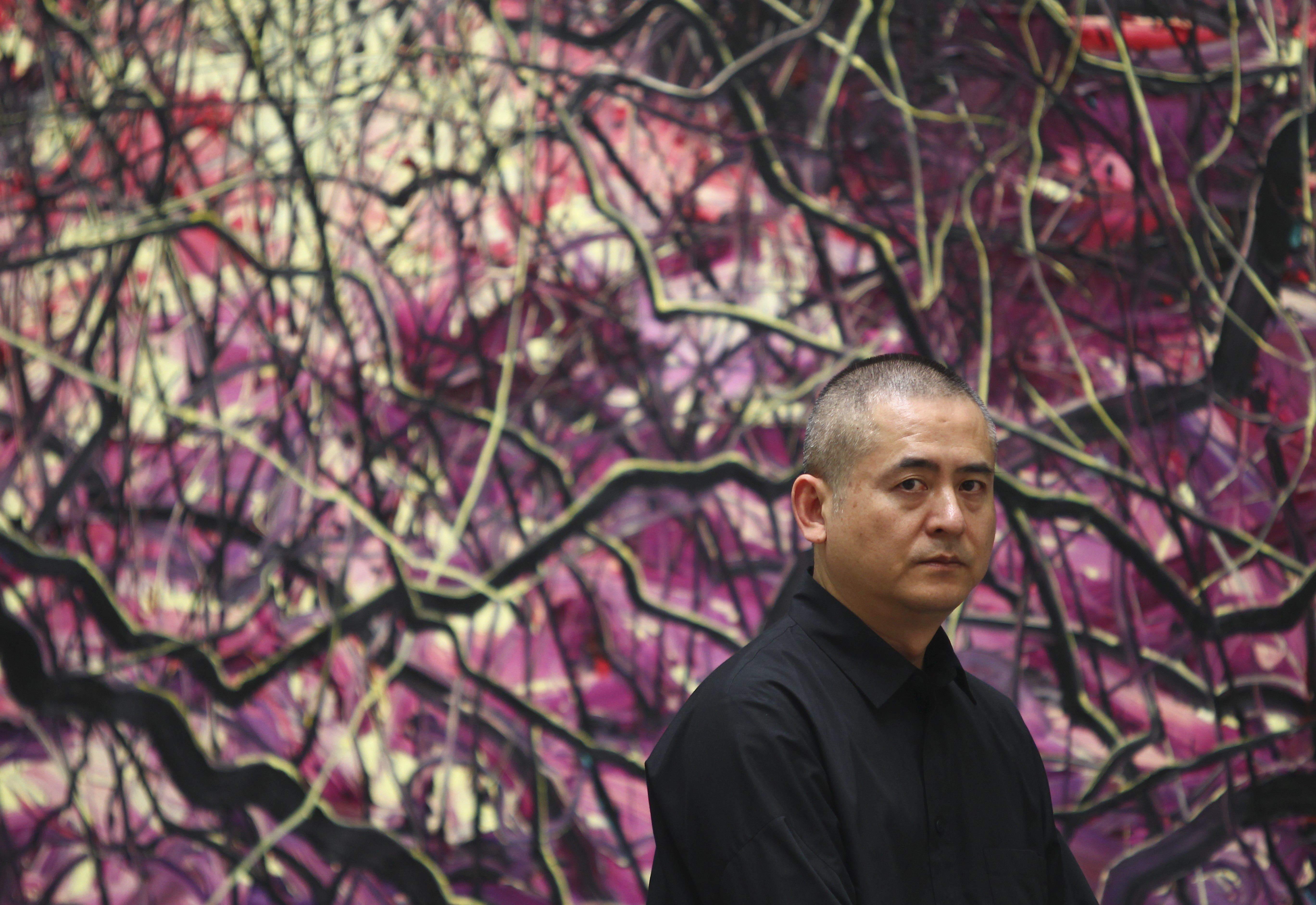 Zeng Fanzhi, one of China's most famous painters, will have his works displayed at The Feuerle Collection in Berlin. Photo: AFP
