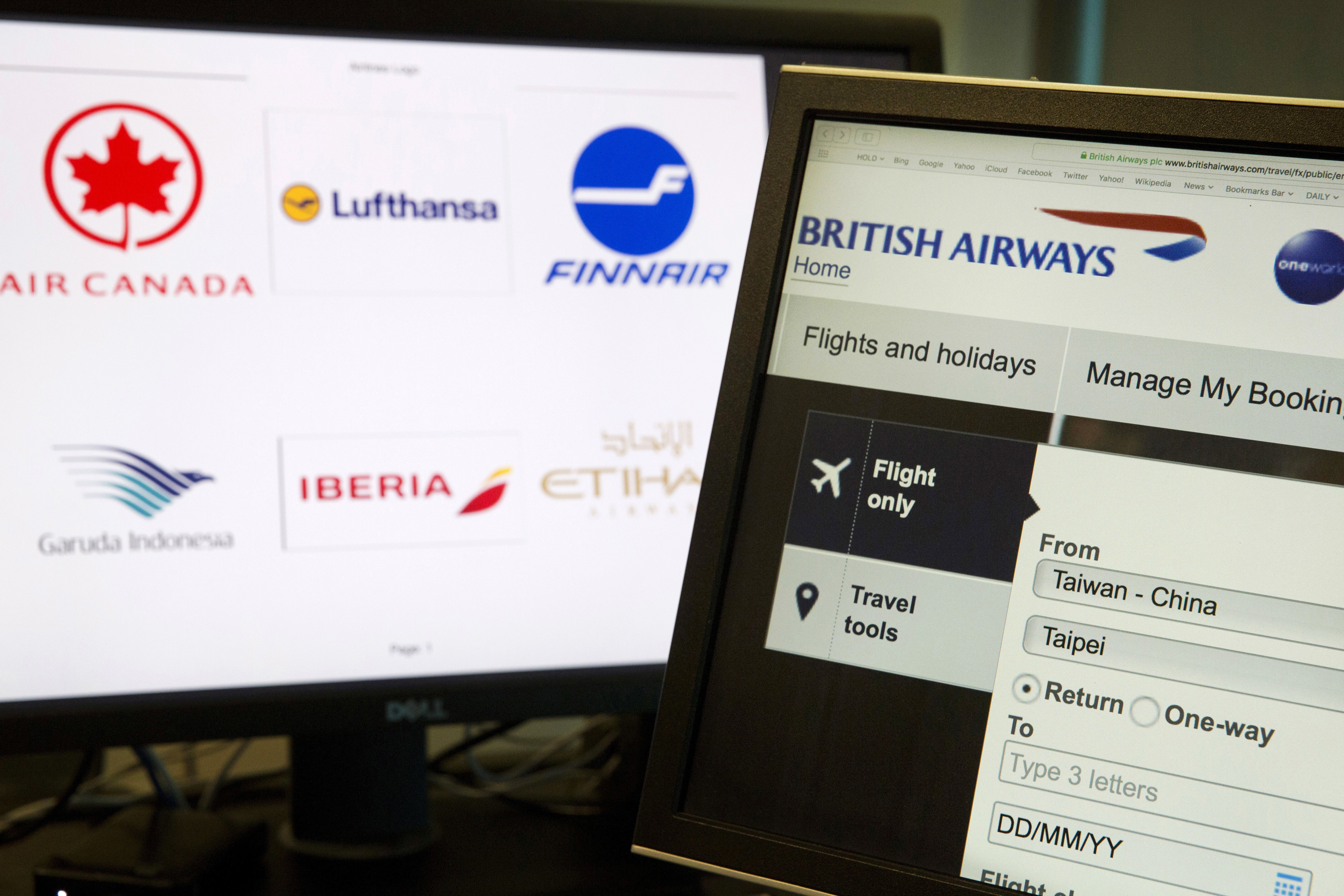 Us Airlines Delta United American And Hawaiian Yet To - 