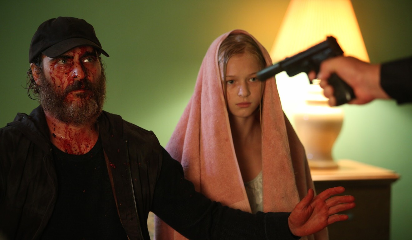 Phoenix and Samsonov in You Were Never Really Here.