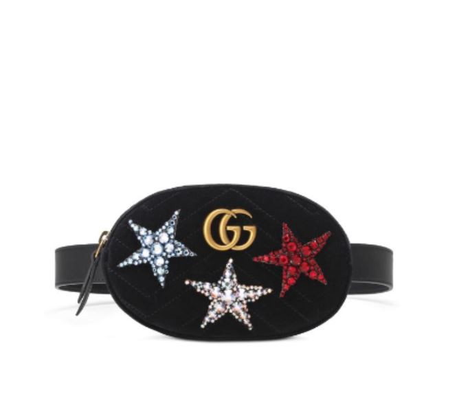 gucci belt bag stars