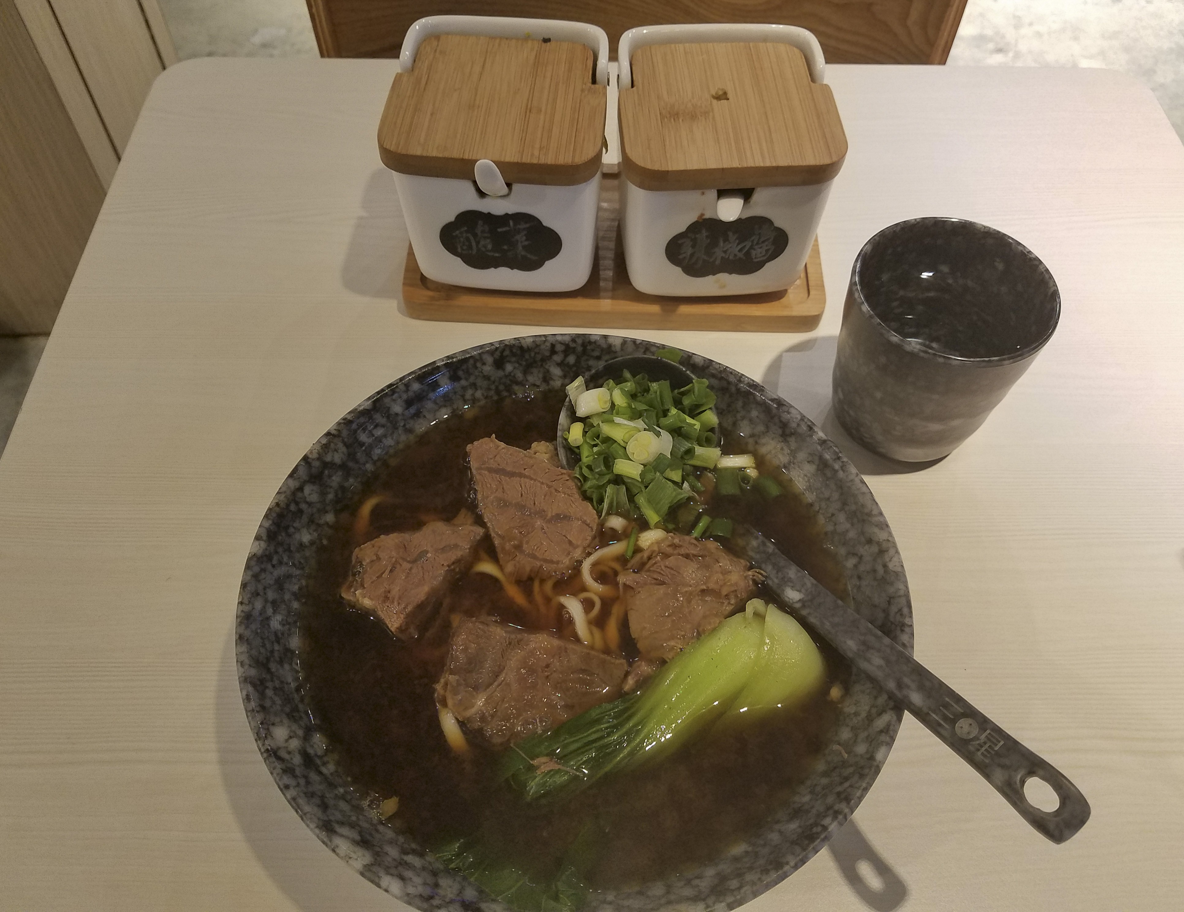 Try the Taiwanese beef noodles at Tristar Kitchen in Causeway Bay. Photo: Raphael Blet