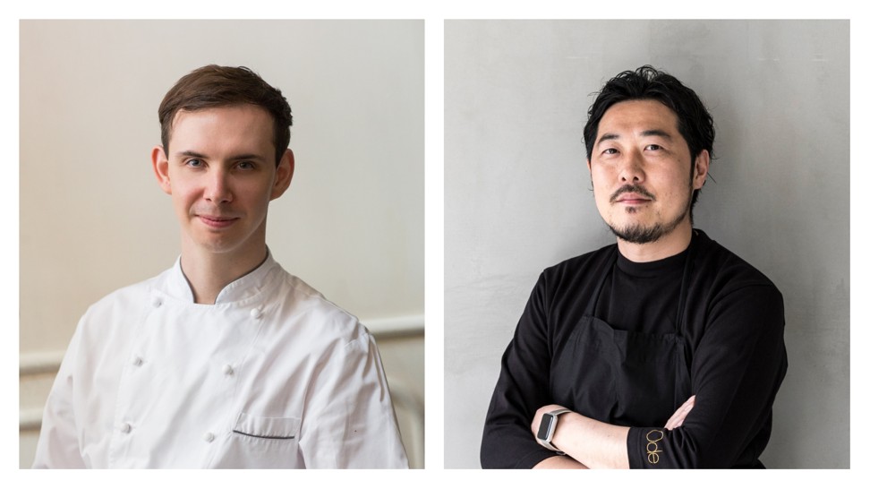 Daniel Calvert (left) of Belon, and Yusuke Namai of Ode, who will join forces in Hong Kong on August 7.