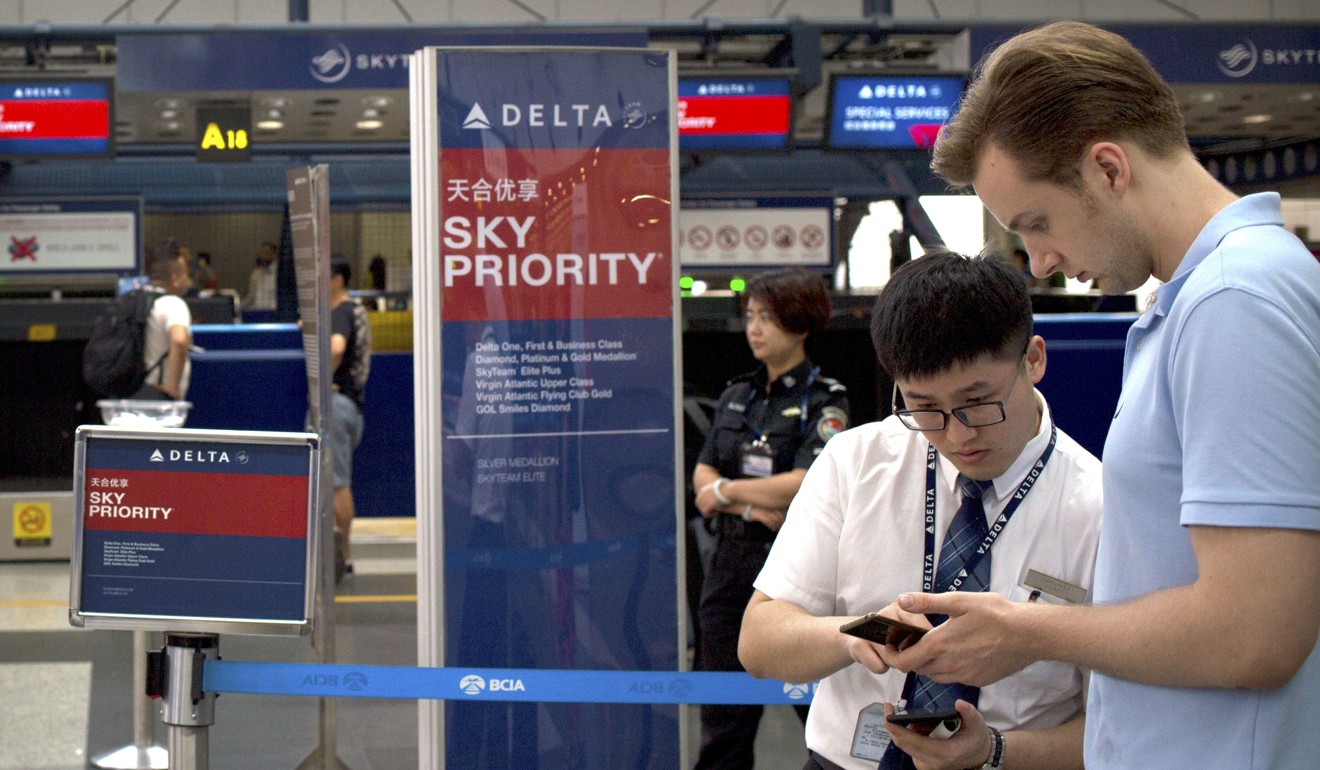 Delta airlines said it was in the process of “implementing changes”. Photo: AP