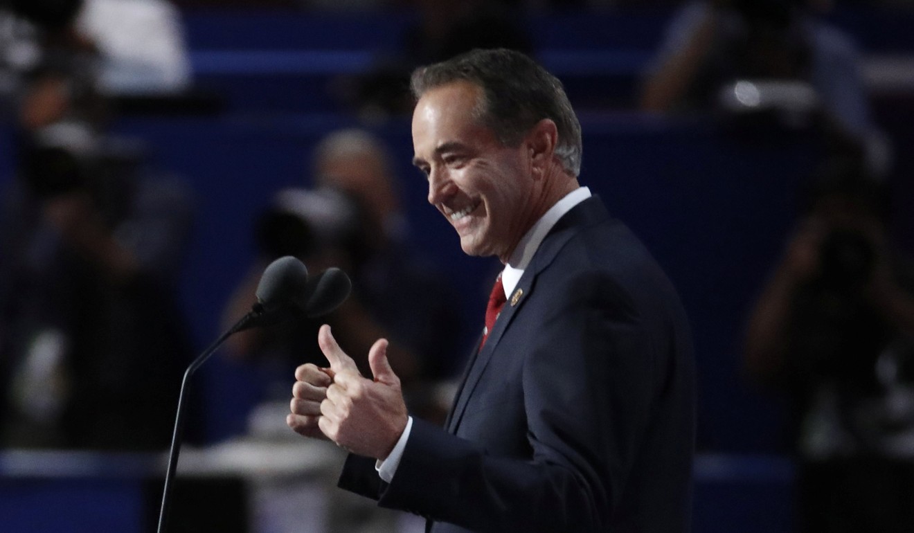 Collins speaking at the Republican National Convention in Cleveland, Ohio in July, 2016. Photo: Reuters