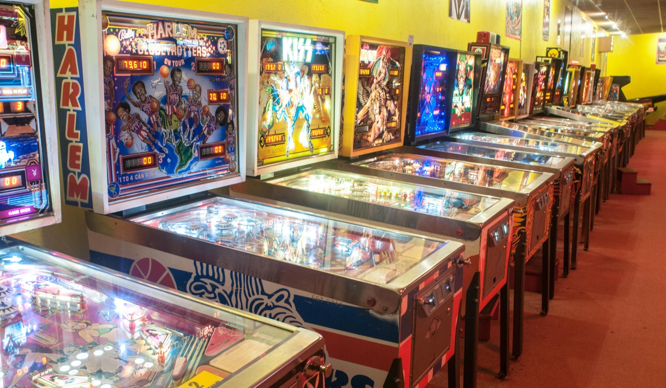 Try your hand at original arcade games at the American Classic Arcade Museum, in the United States. Picture: Alamy