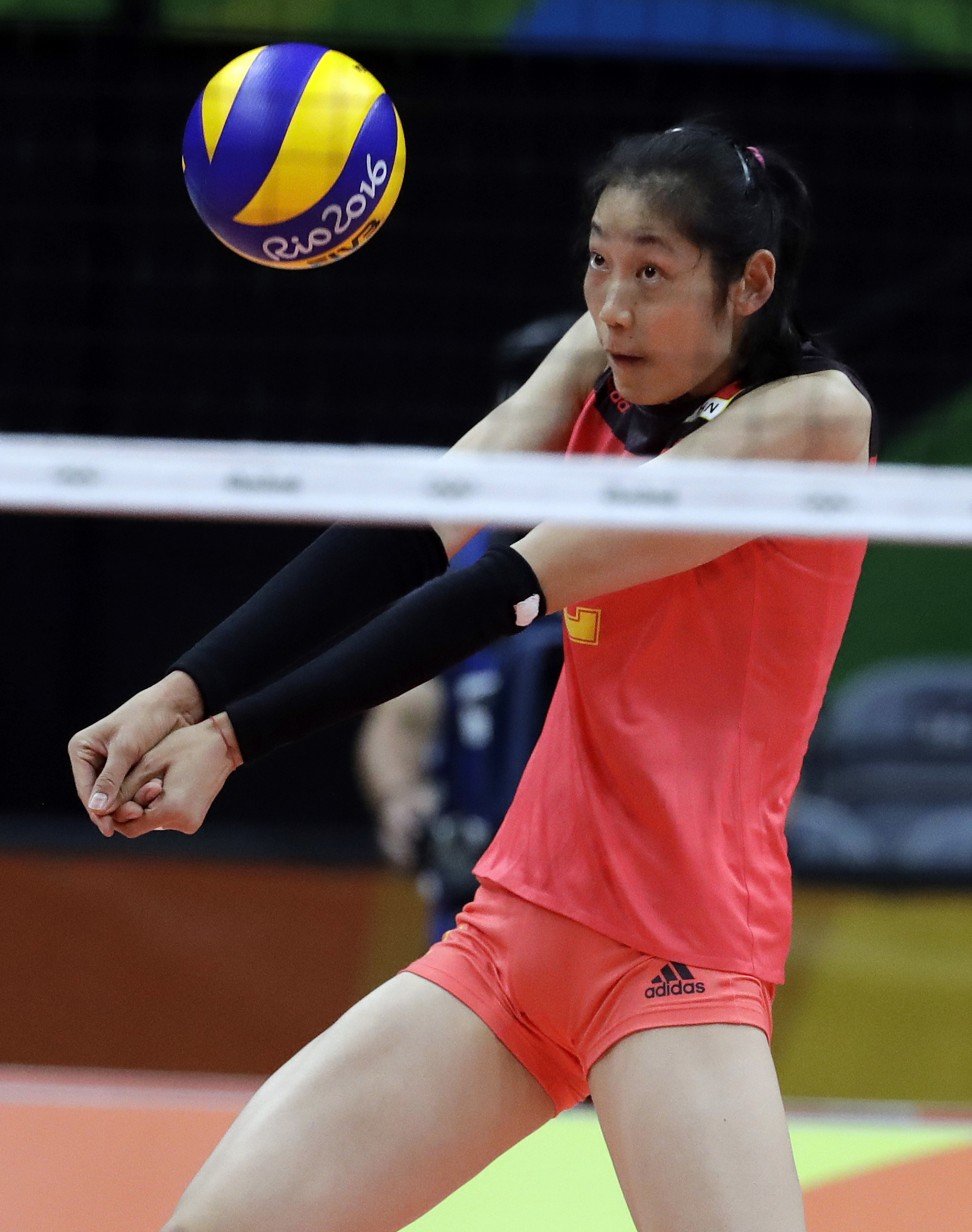 Spiker Zhu Ting is the star of the China team. Photo: AP